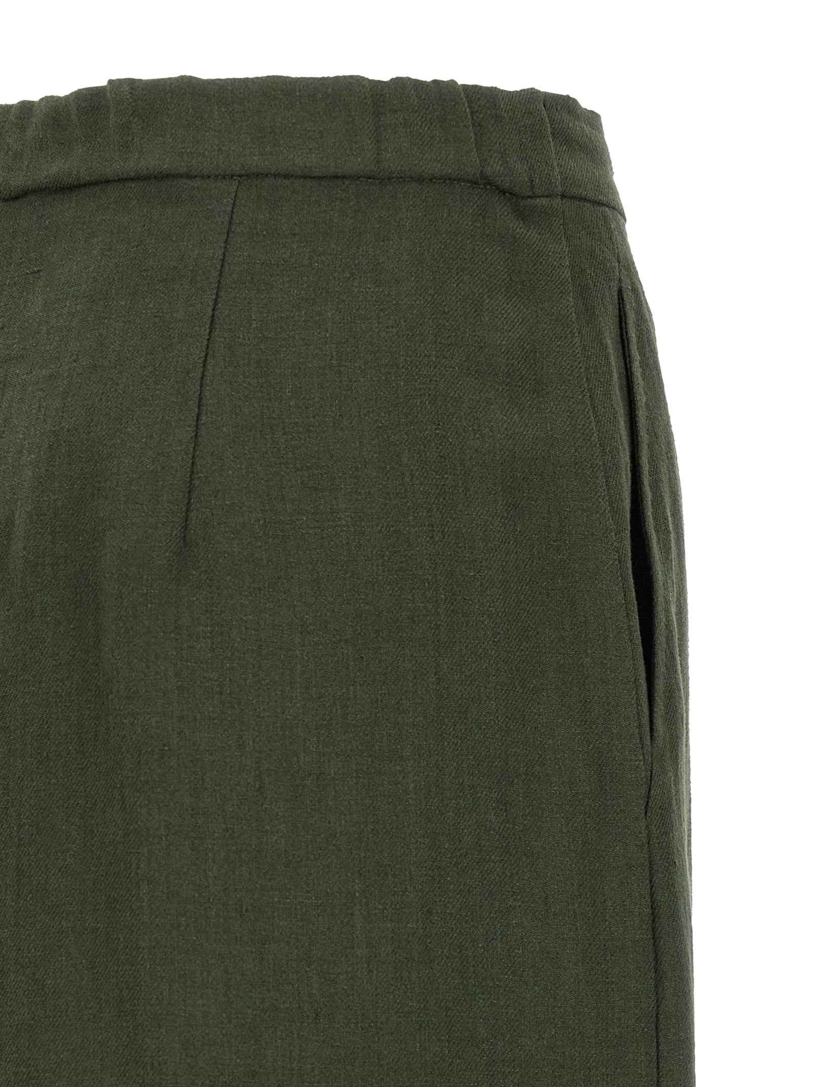 Max Mara Bicolor Linen Casual Pants