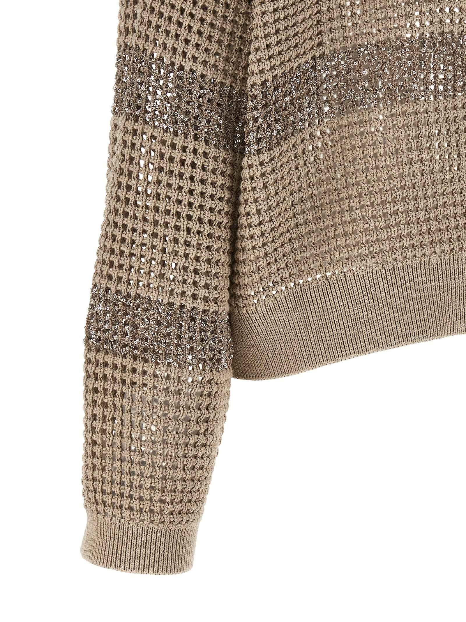 Brunello Cucinelli Gray Cotton Cardigan