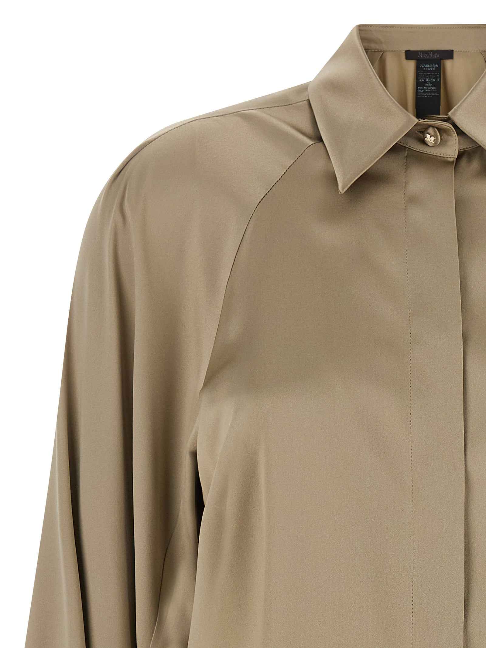 Max Mara Beige Silk Blouse