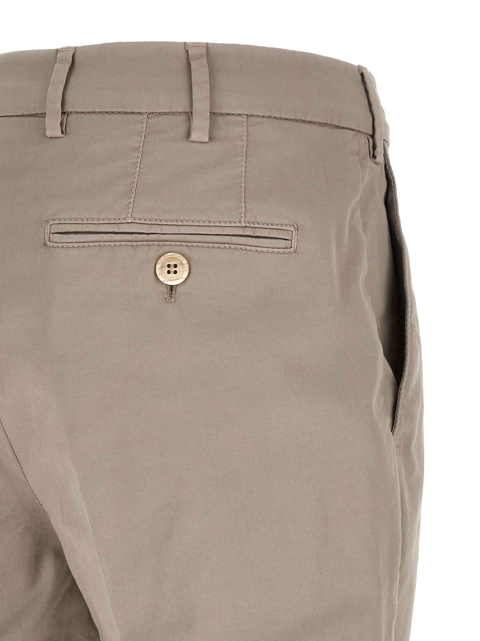 Brunello Cucinelli Beige Cotton Casual Pants