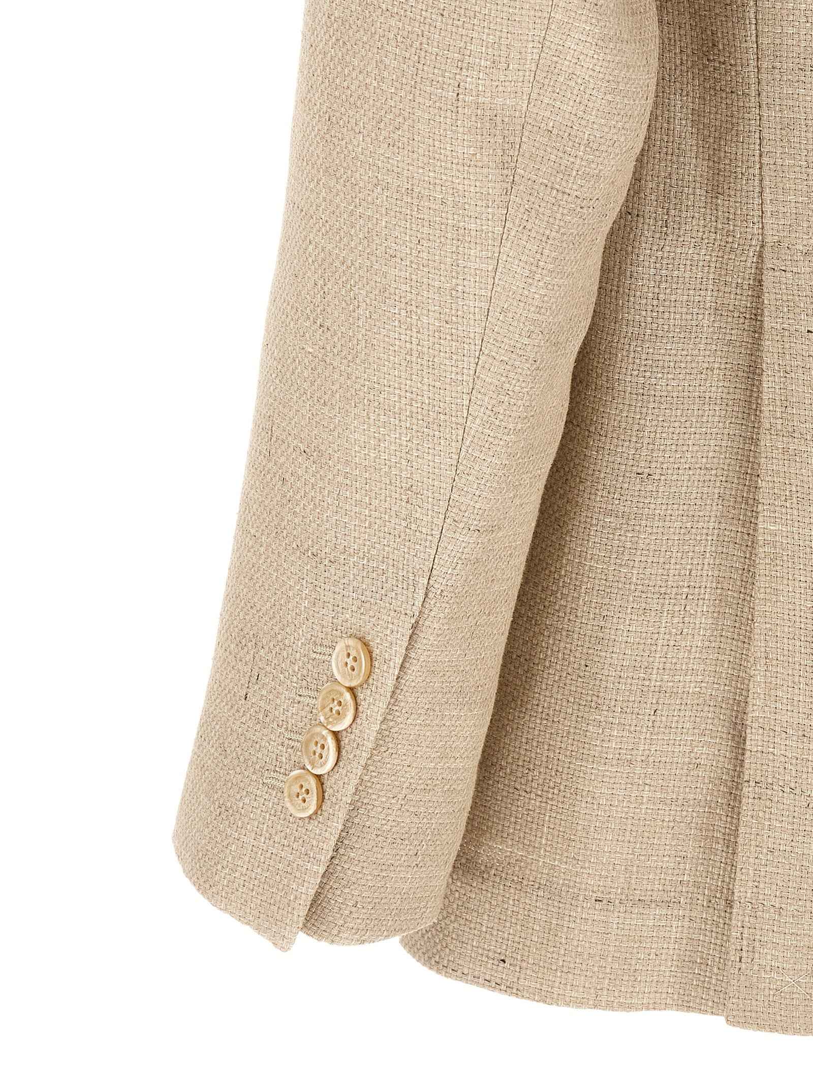 Brunello Cucinelli Beige Silk Two-Piece Suit