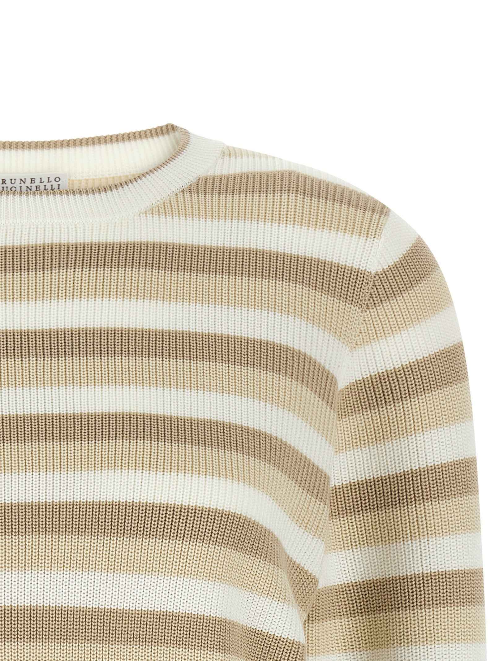 Brunello Cucinelli Beige Cotton Cardigan
