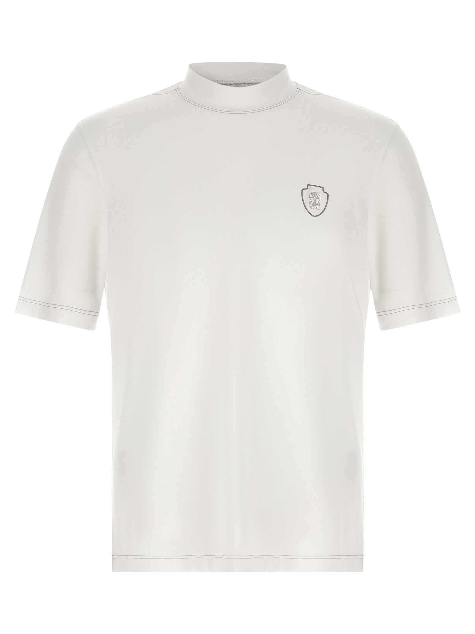 Brunello Cucinelli White Polyamide T-Shirt