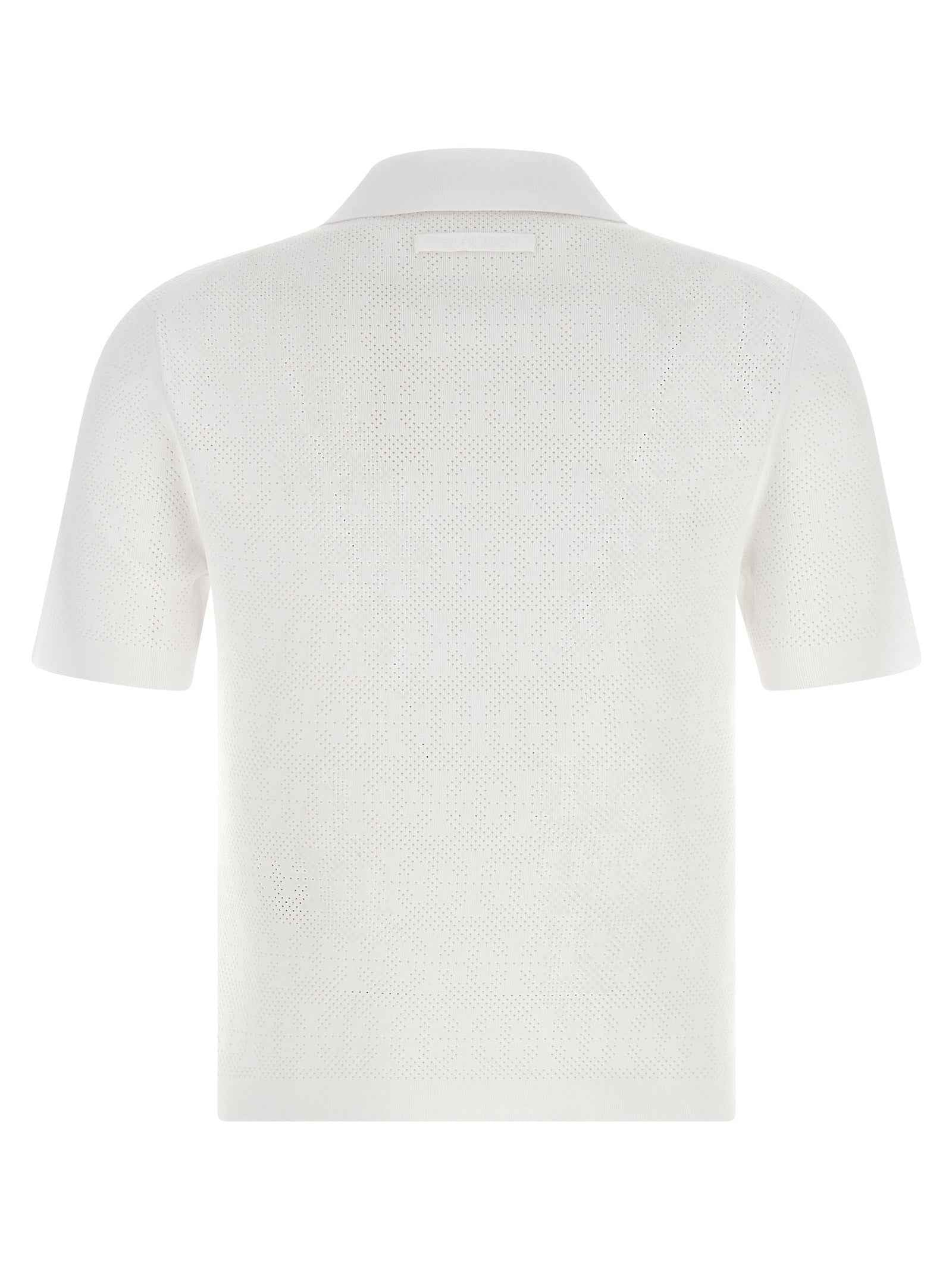 Tory Burch White Viscose Polo Shirt