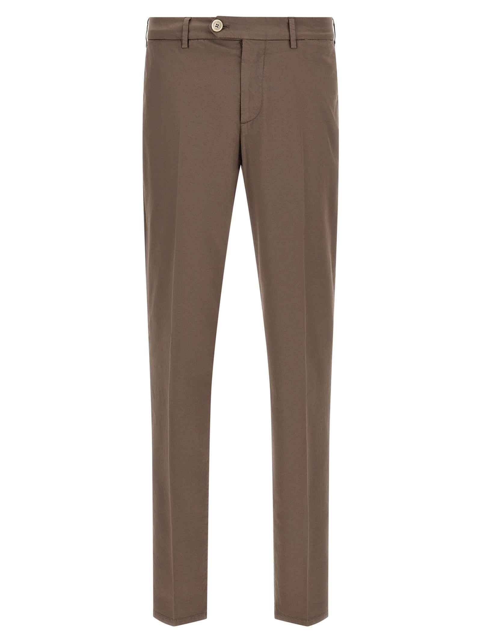 Brunello Cucinelli Beige Cotton Casual Pants