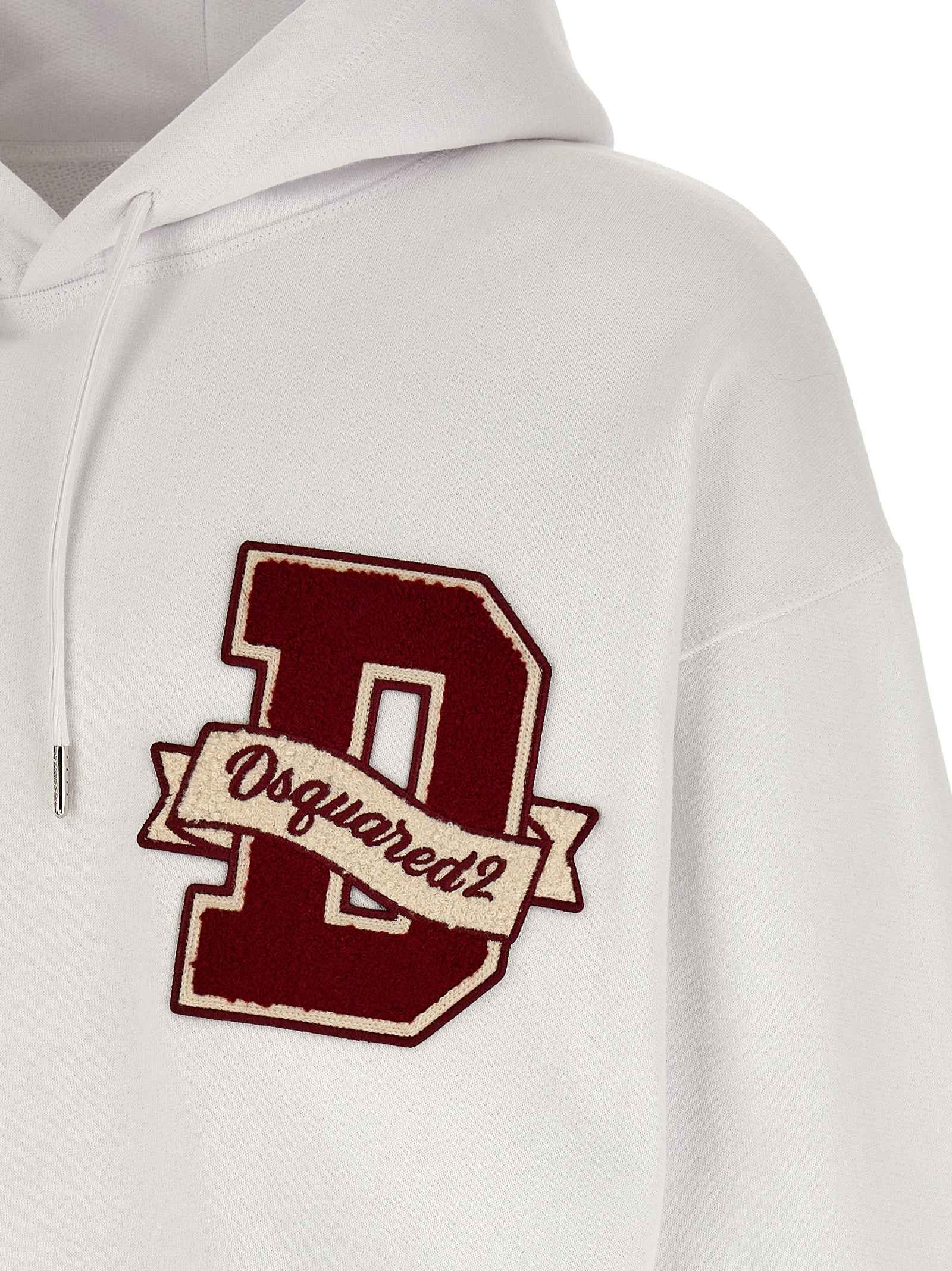 Dsquared² White Cotton Sweatshirt