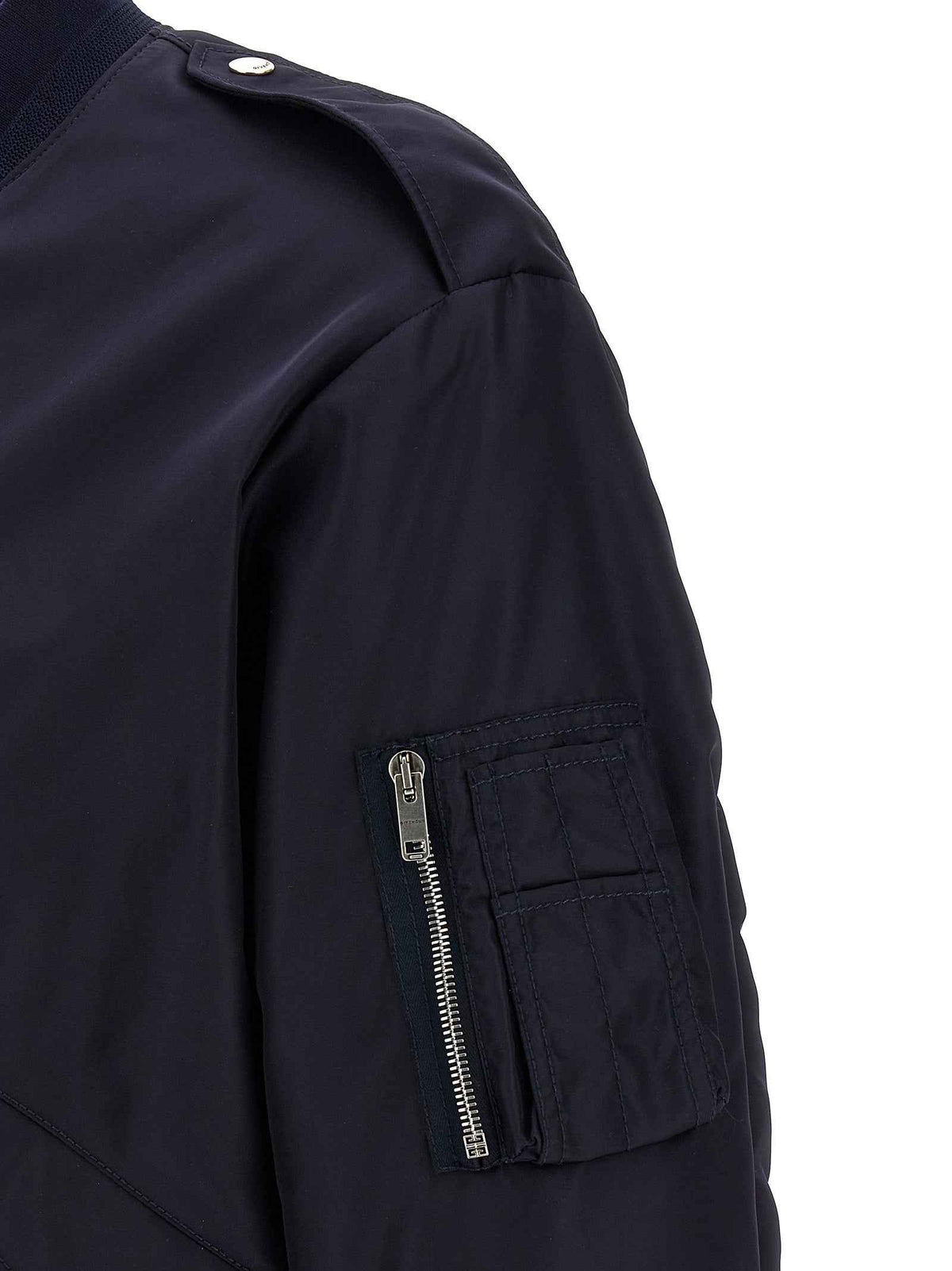 Givenchy Blue Polyamide Bomber