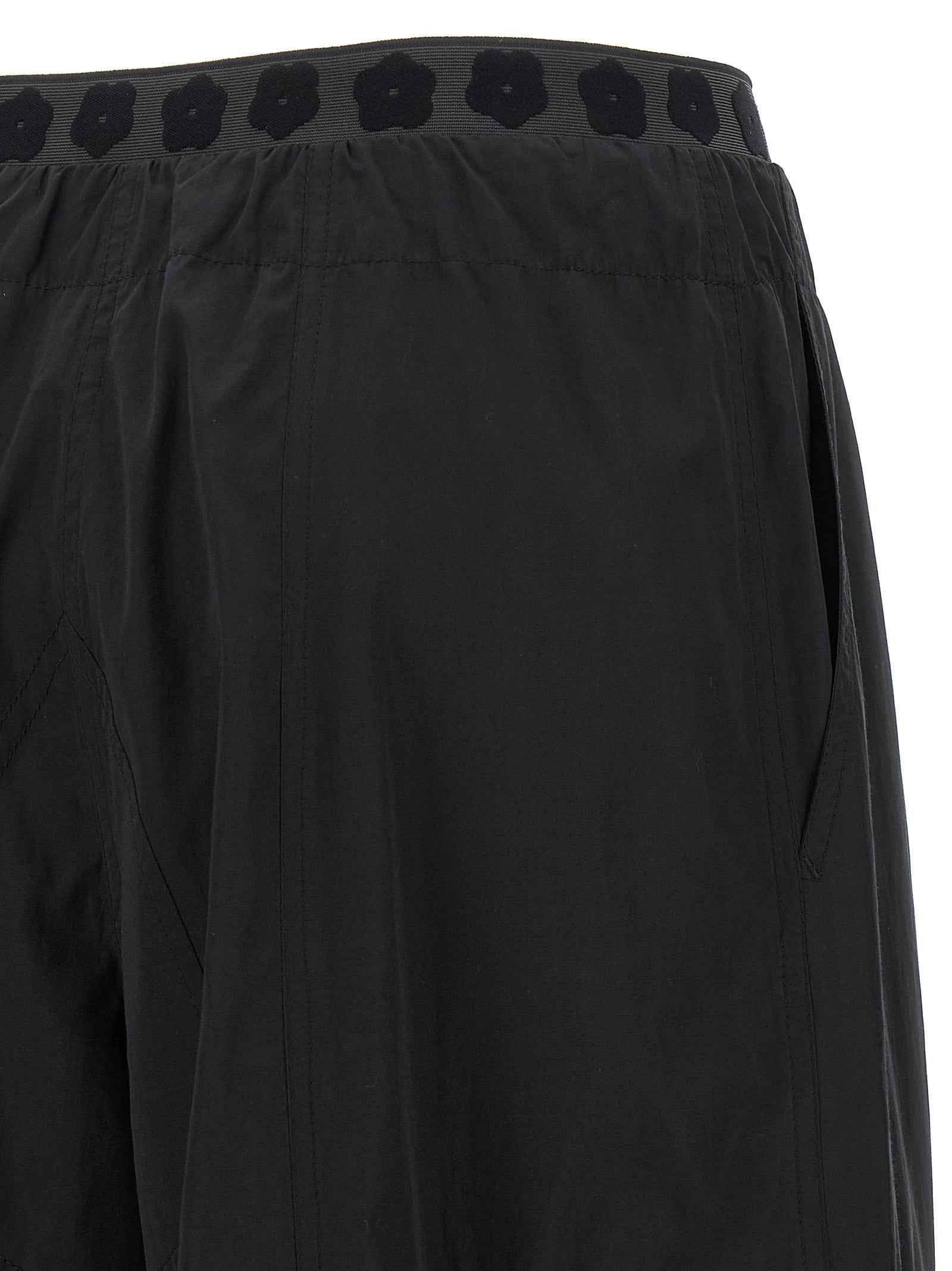 Kenzo Black Polyester Cargo Pants