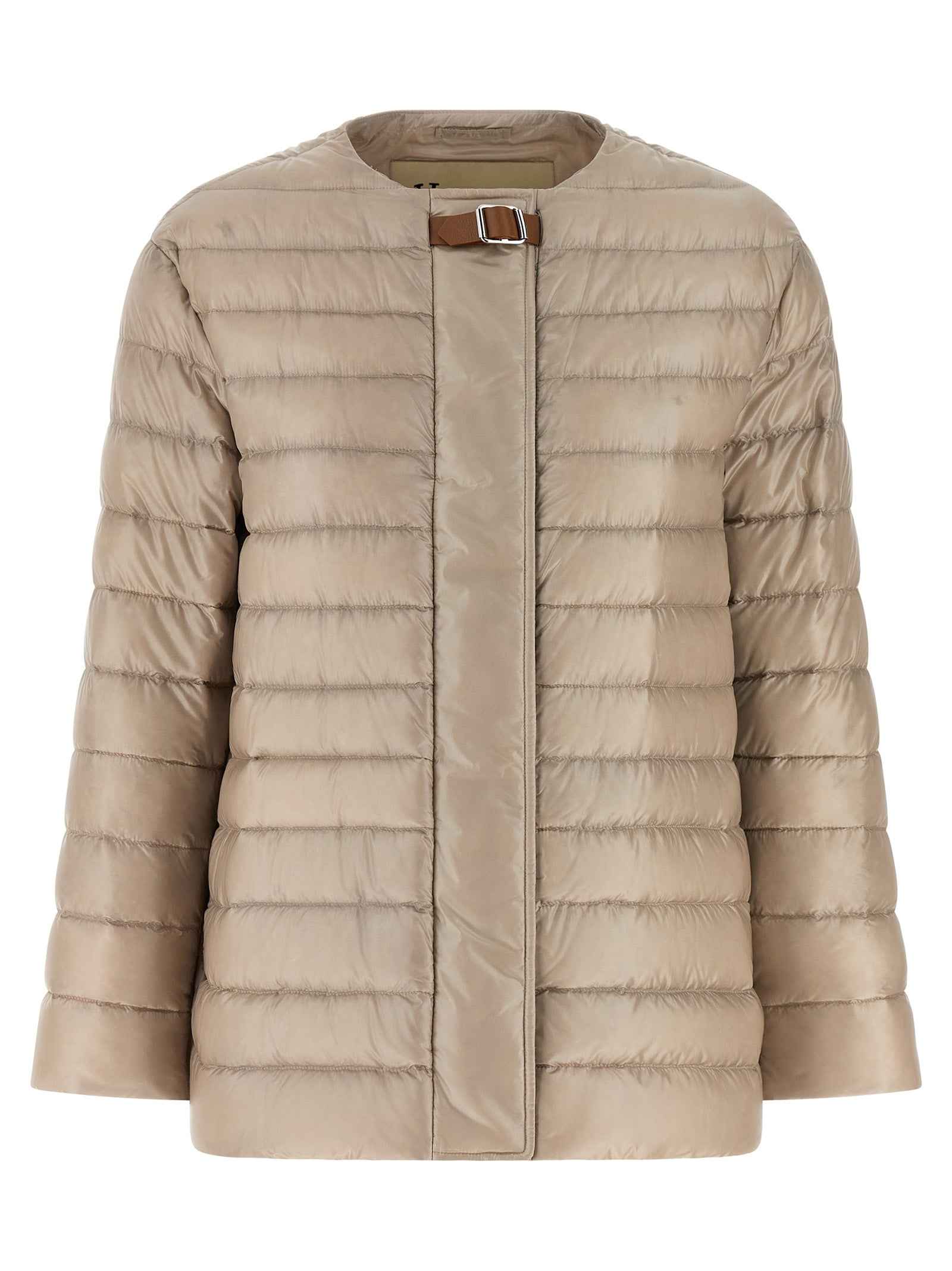 Herno Beige Polyamide Full-Length Jacket