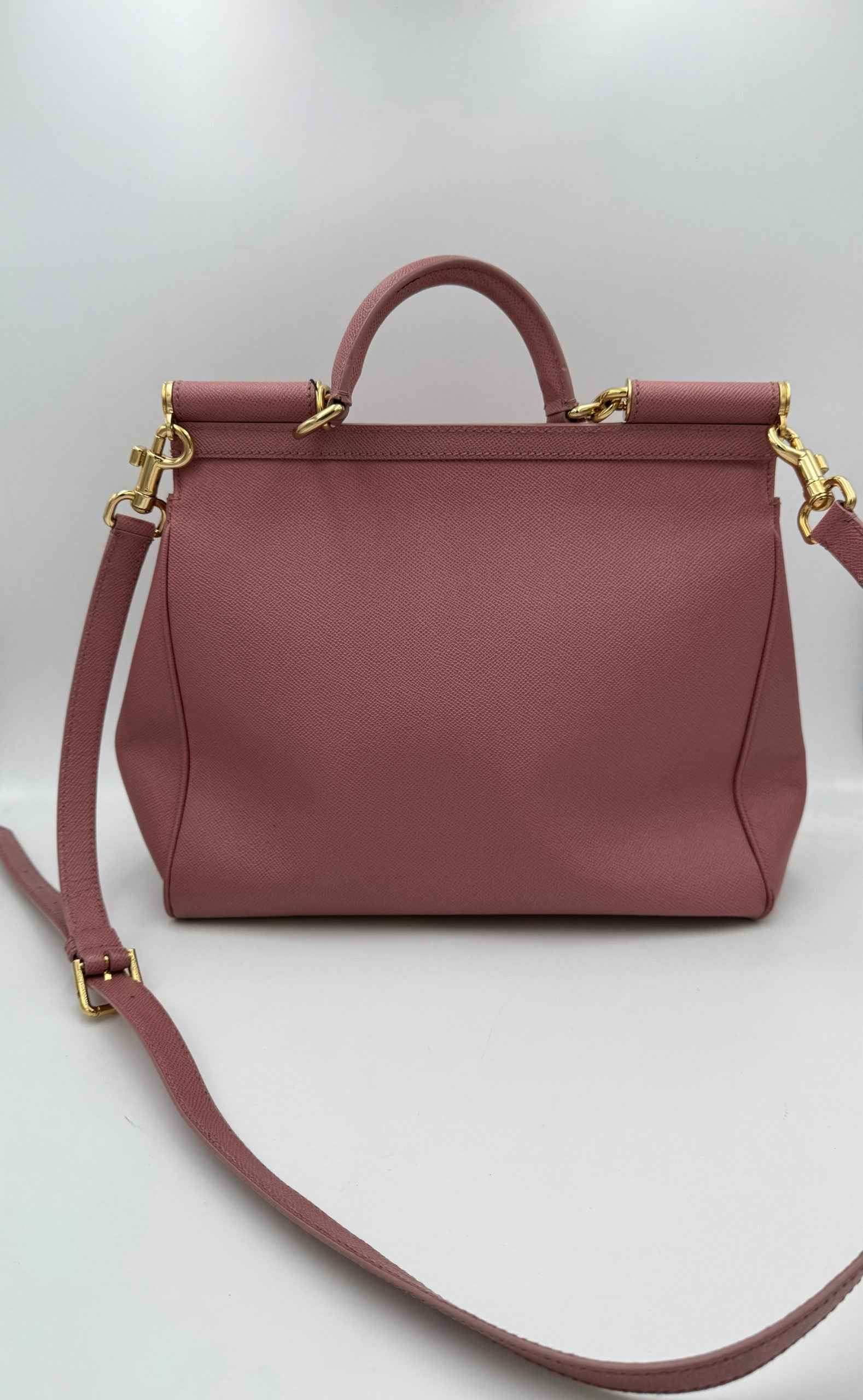 Dolce & Gabbana DOLCE & GABBANA SICILY Pink Large Handbag