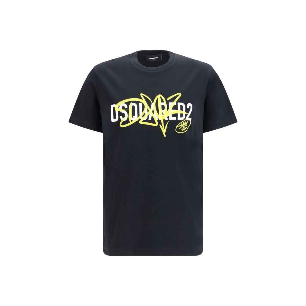 Dsquared² Black Cotton T-Shirt