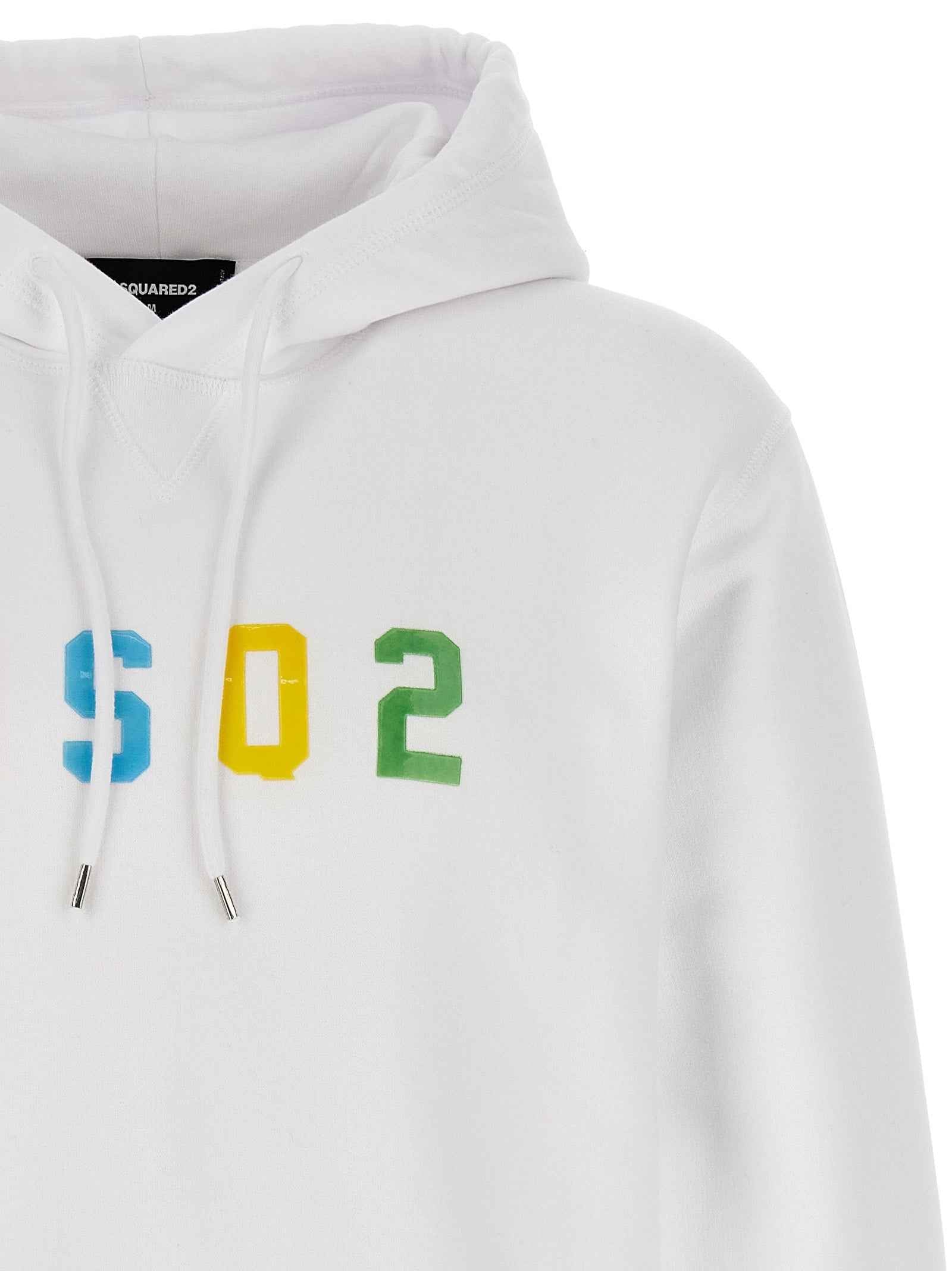 Dsquared² White Cotton Sweatshirt