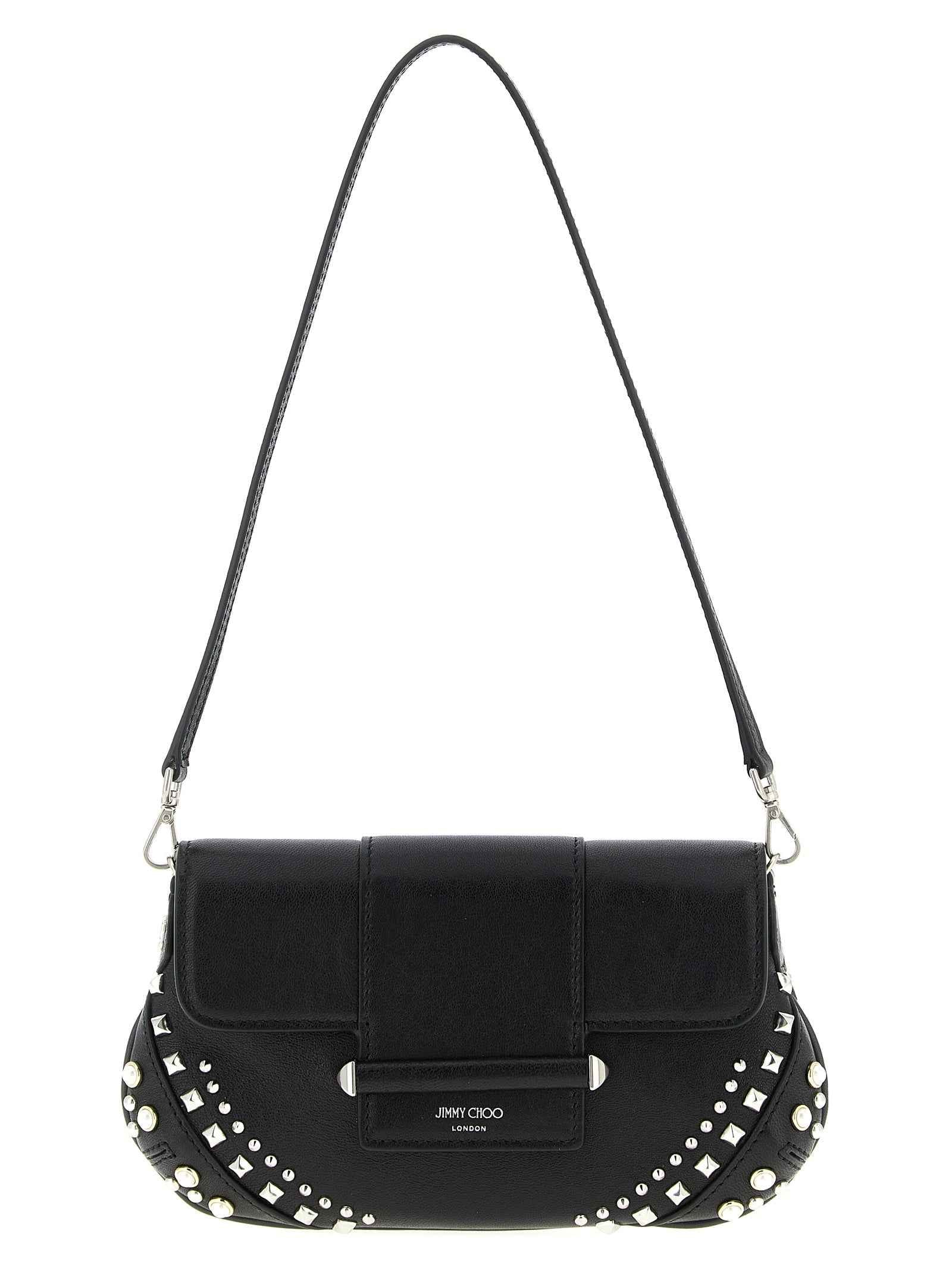 Jimmy Choo Black Lamb Leather Cardholder