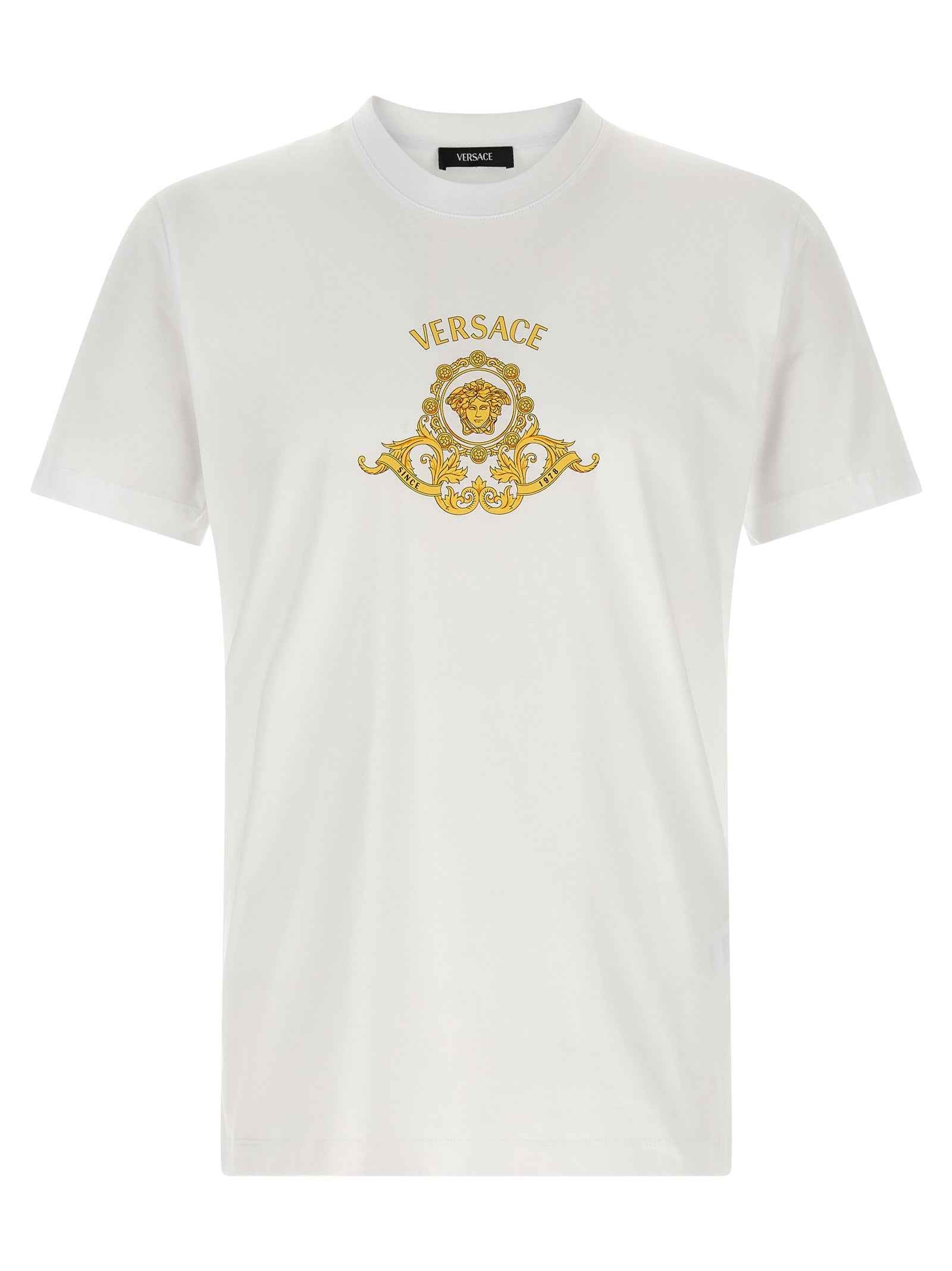 Versace White Cotton T-Shirt