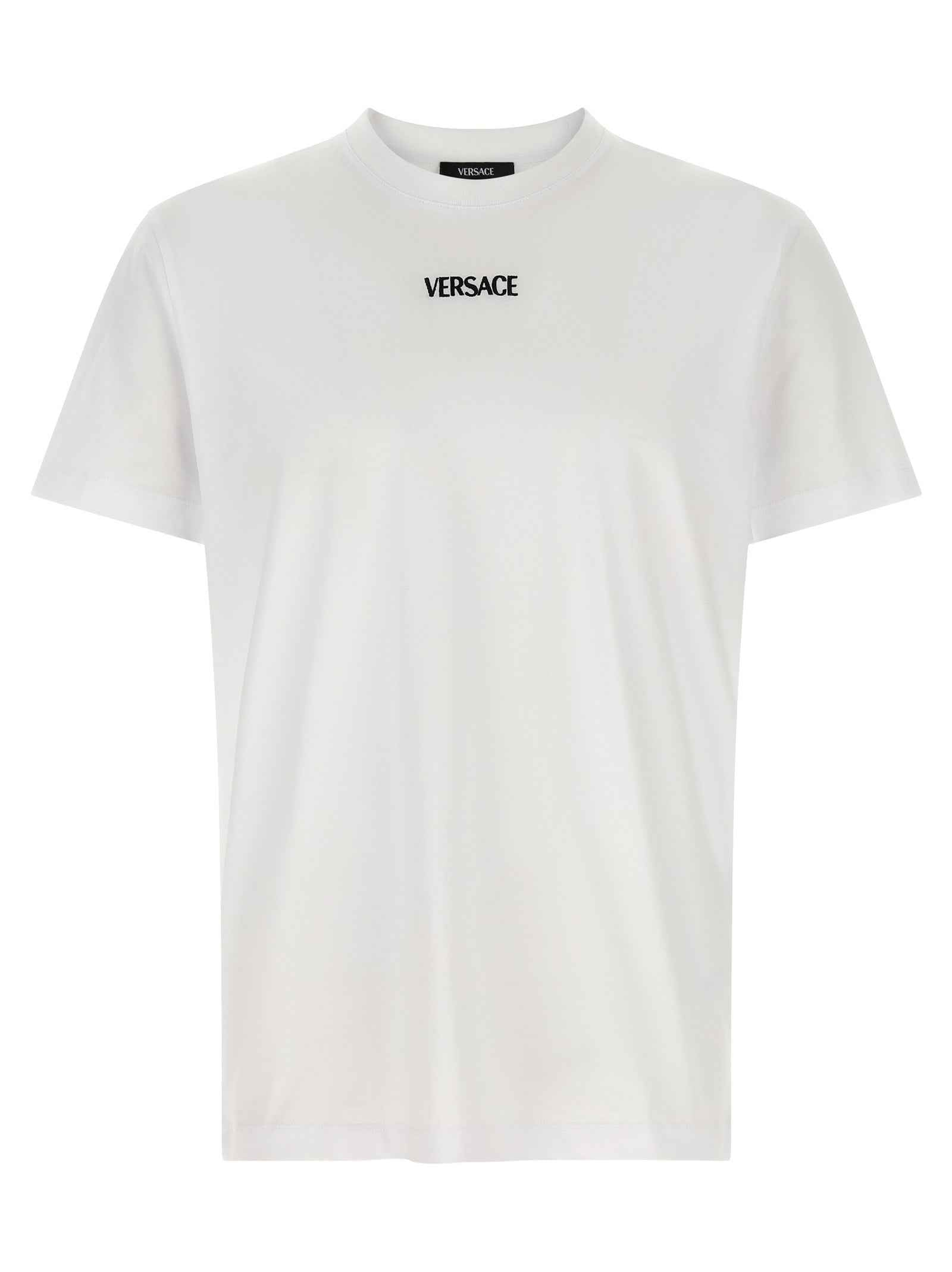 Versace White Cotton T-Shirt