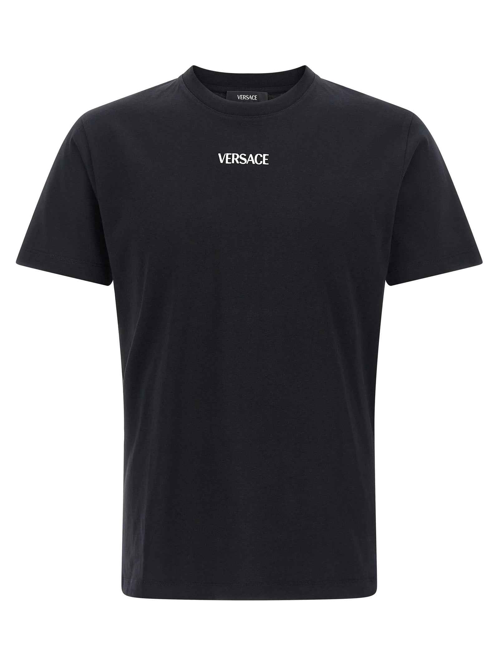 Versace Black Cotton T-Shirt