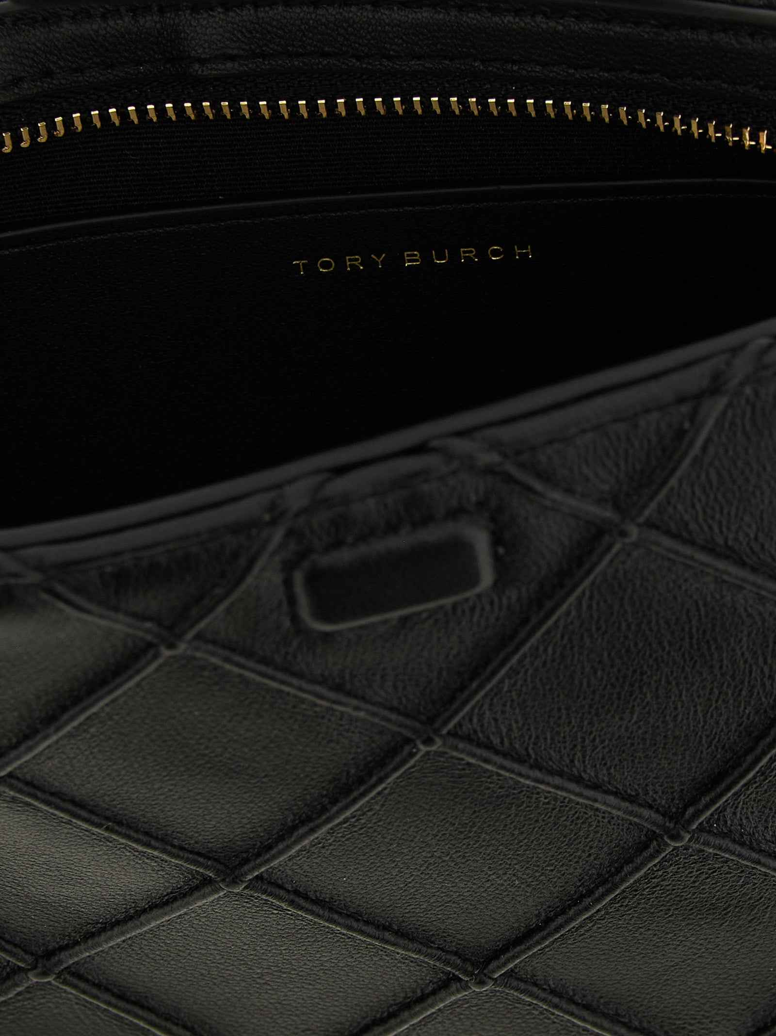 Tory Burch Black Lamb Leather Cardholder