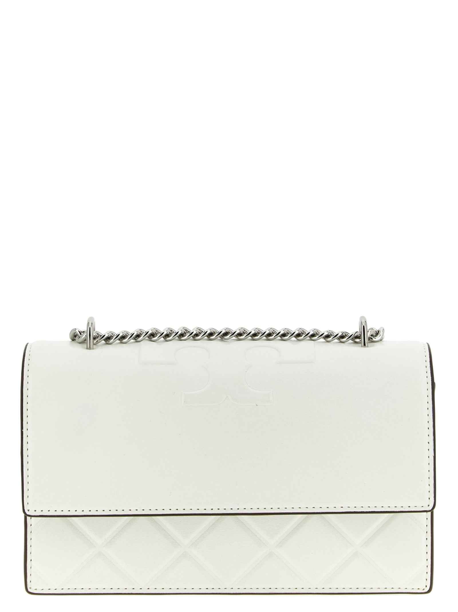 Tory Burch White Goatskin Crossbody Bag