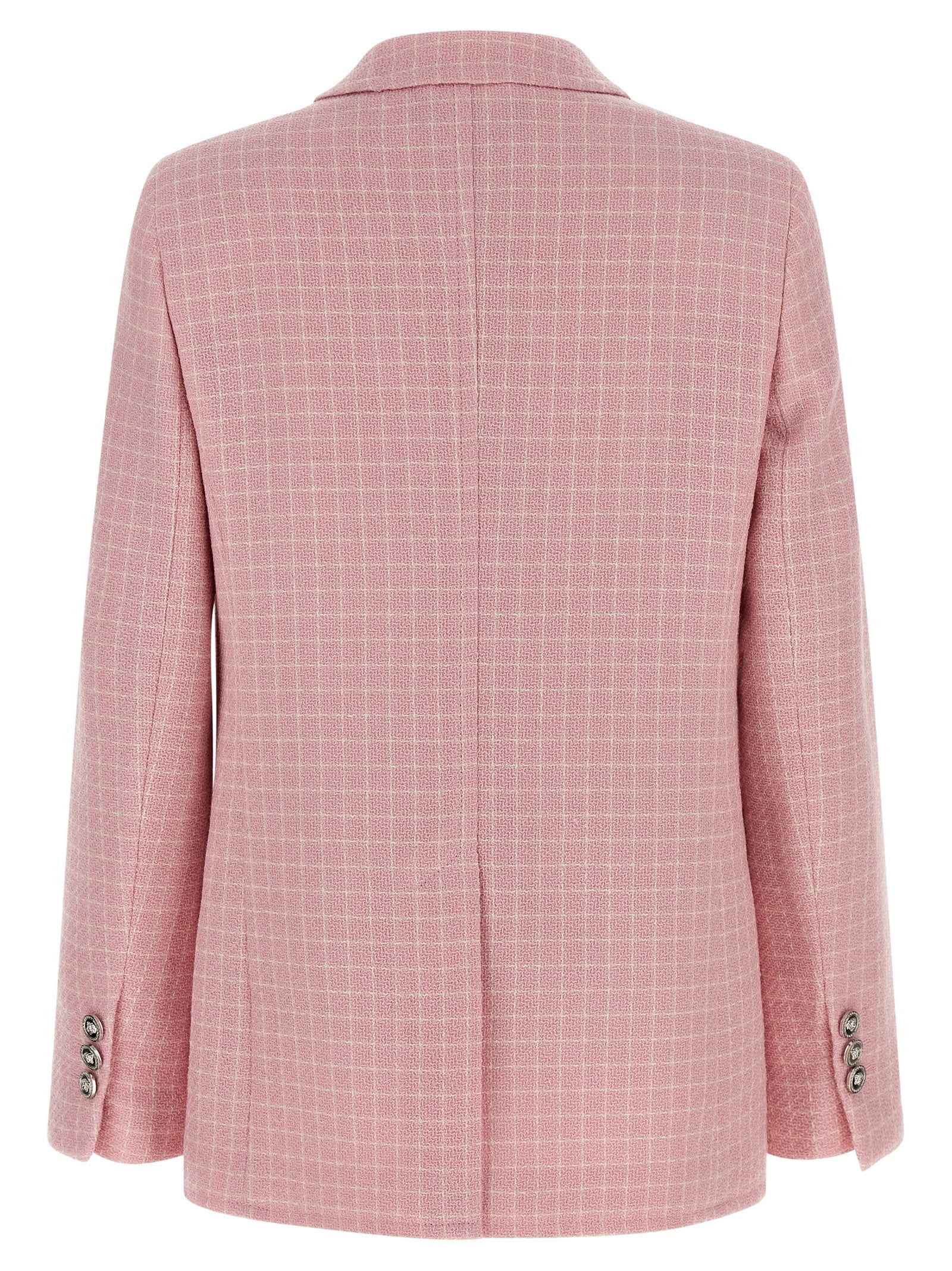 Versace Multicolor Virgin Wool Blazer