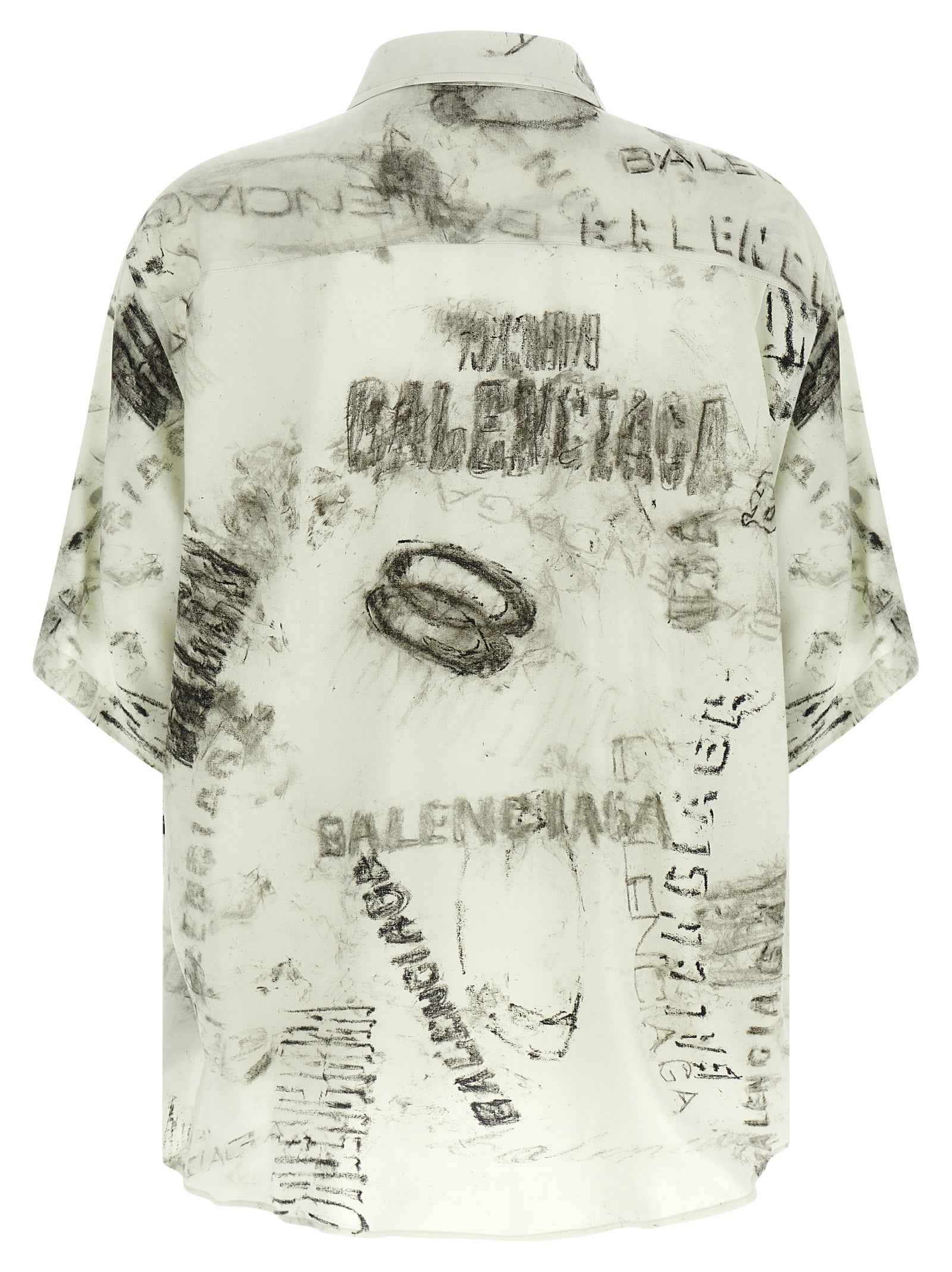 Balenciaga Gray Viscose Blouse