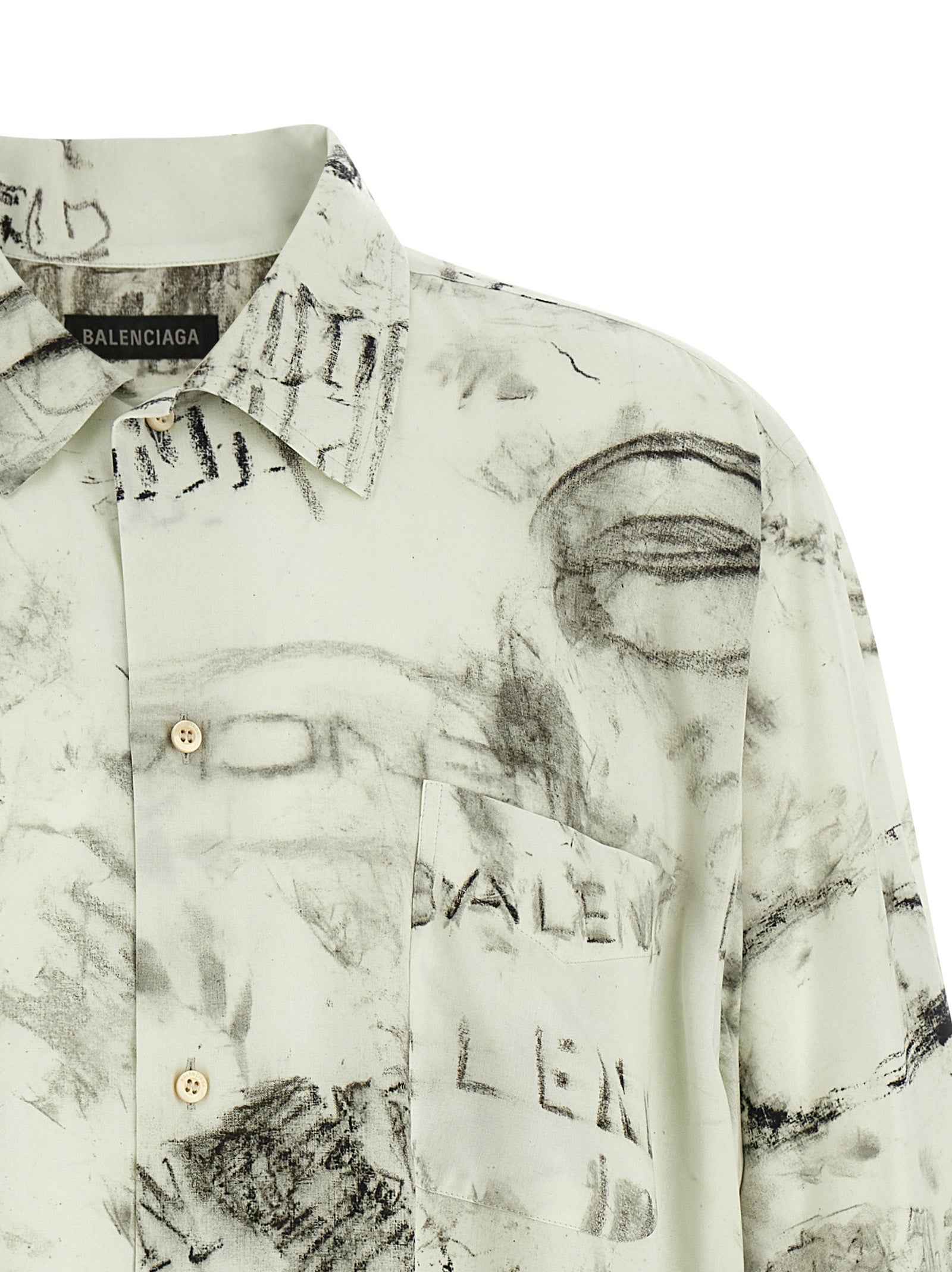 Balenciaga Gray Viscose Blouse