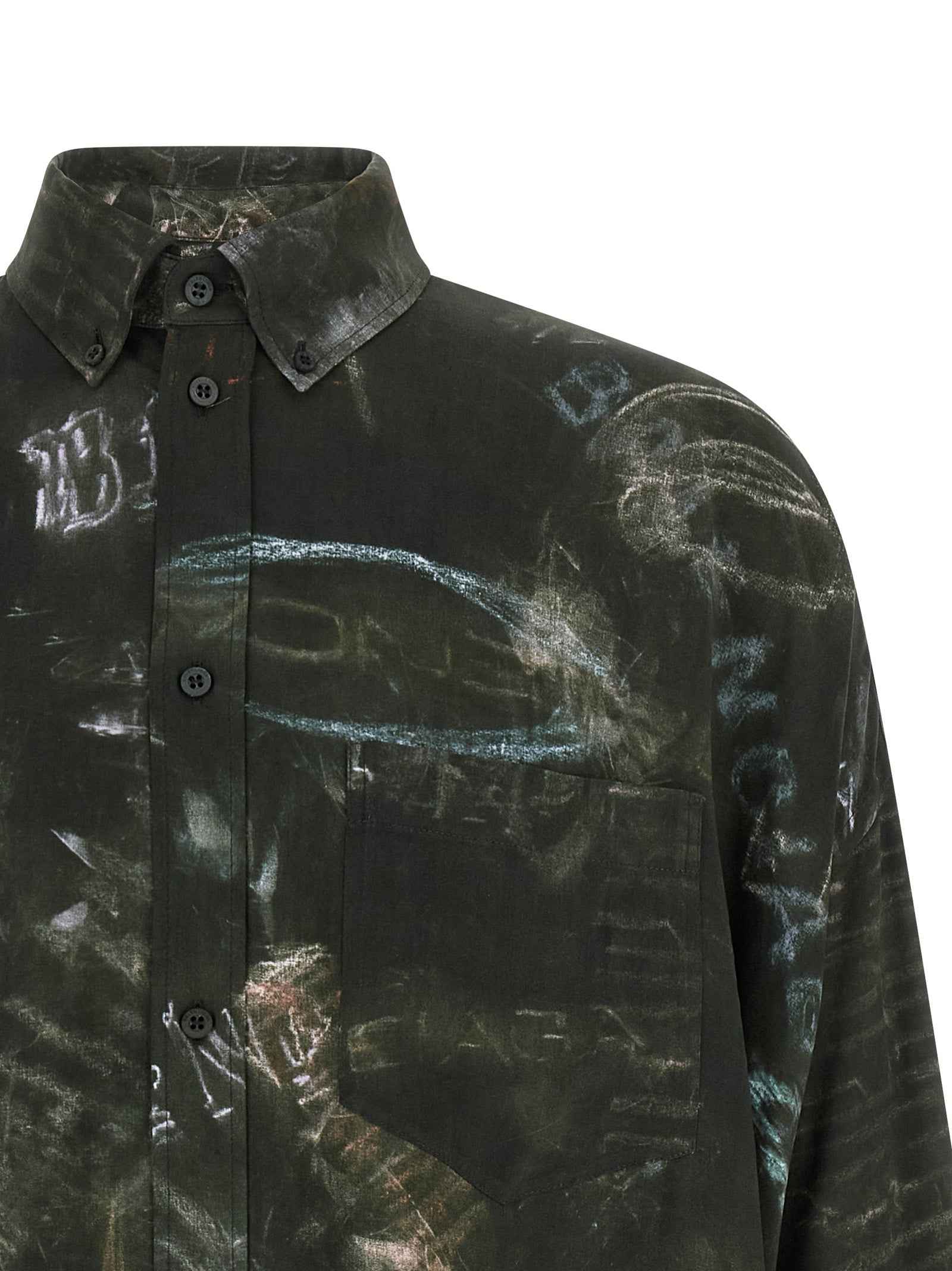 Balenciaga Black Viscose Blouse