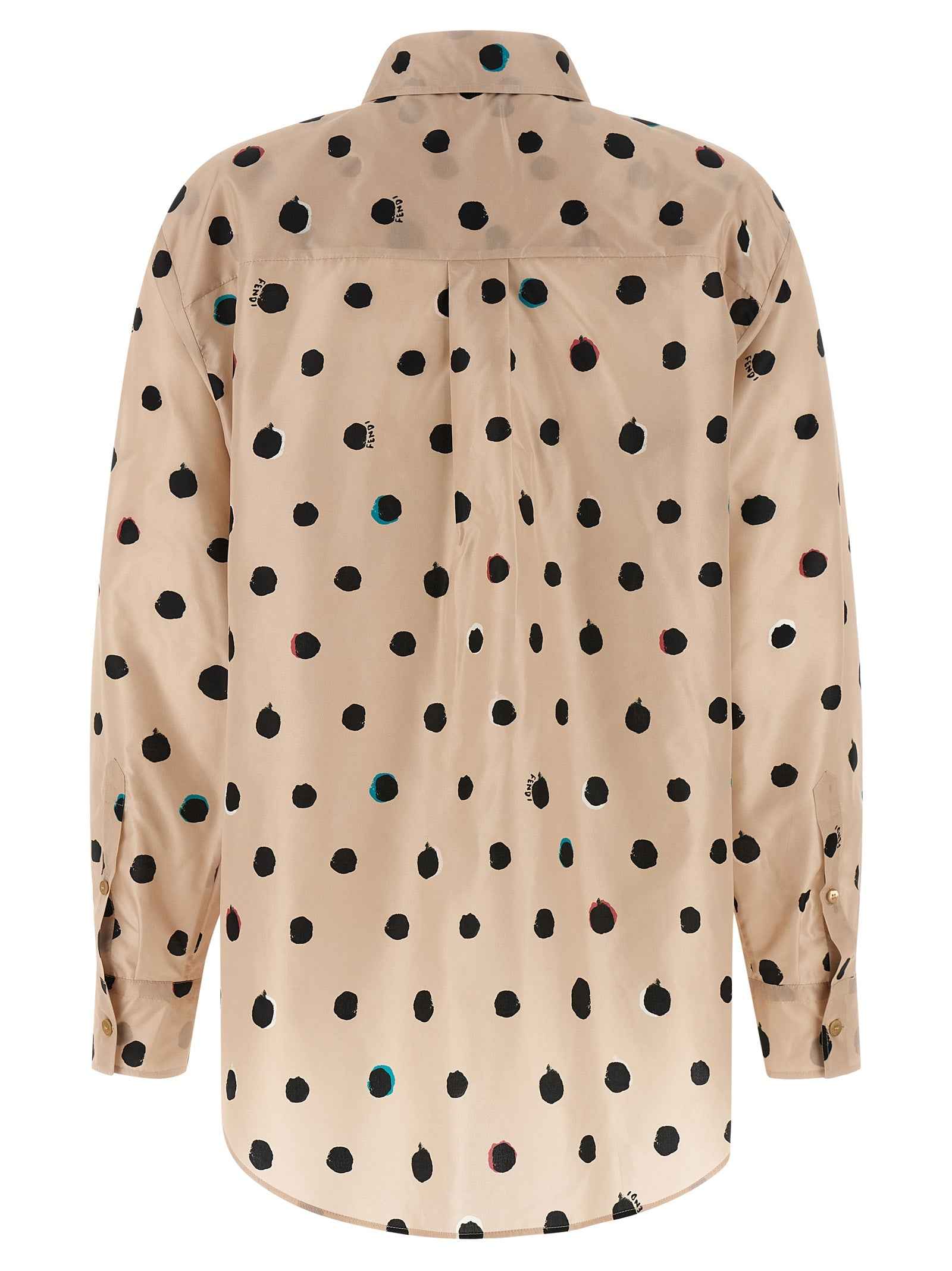 Fendi Multicolor Silk Blouse