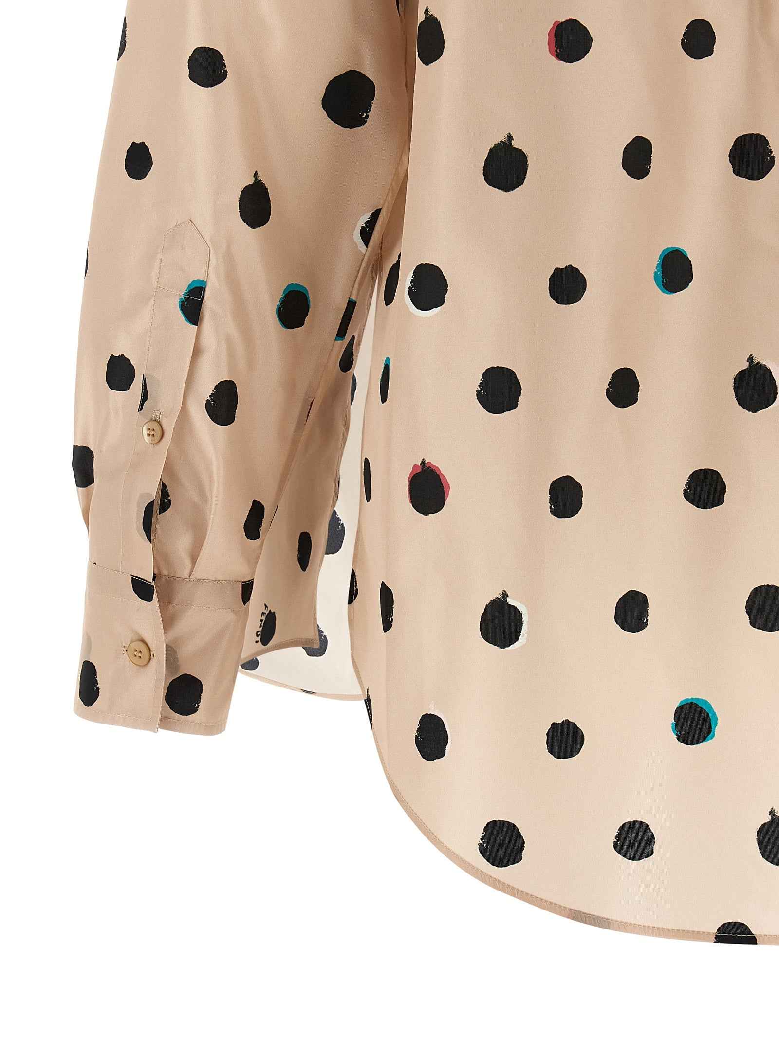 Fendi Multicolor Silk Blouse