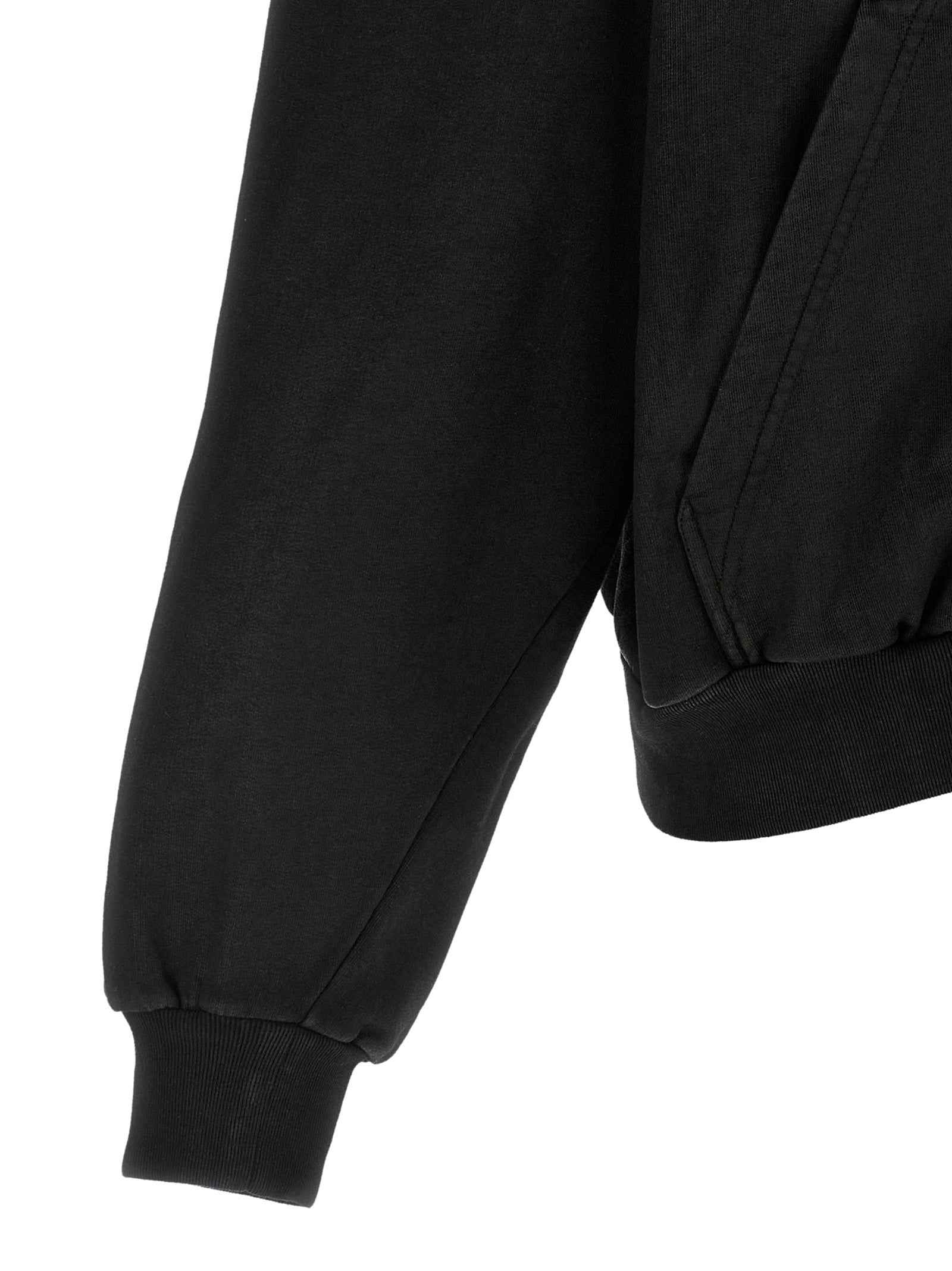 Balenciaga Black Cotton Sweatshirt