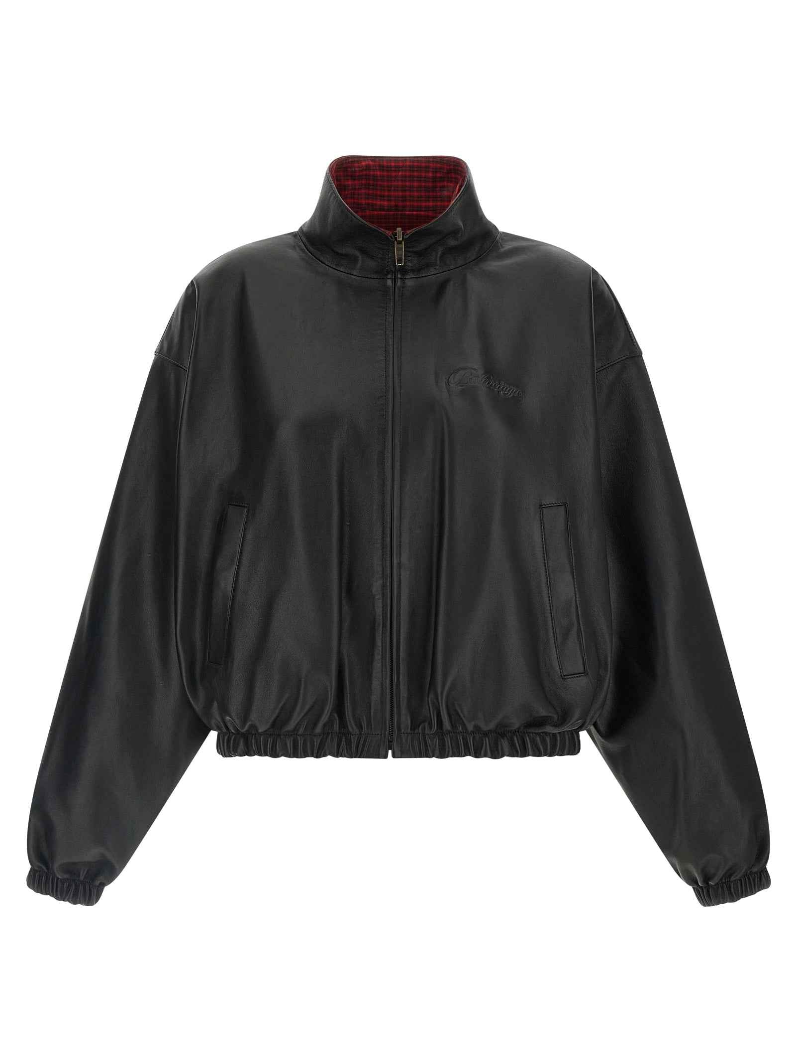 Balenciaga Black Lamb Leather Leather Jacket