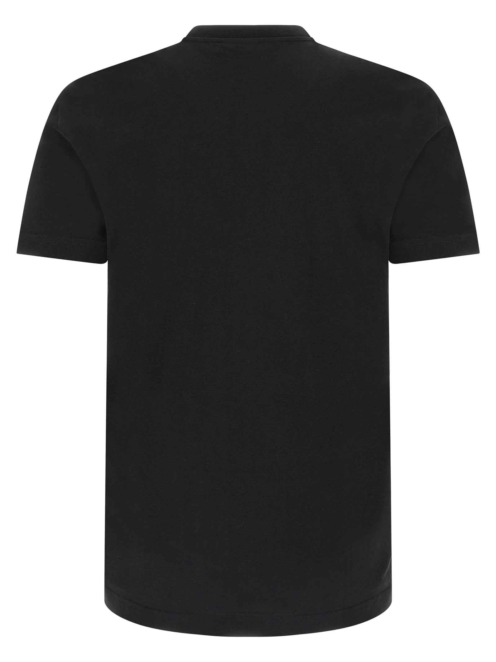 Dolce & Gabbana Black Cotton T-Shirt