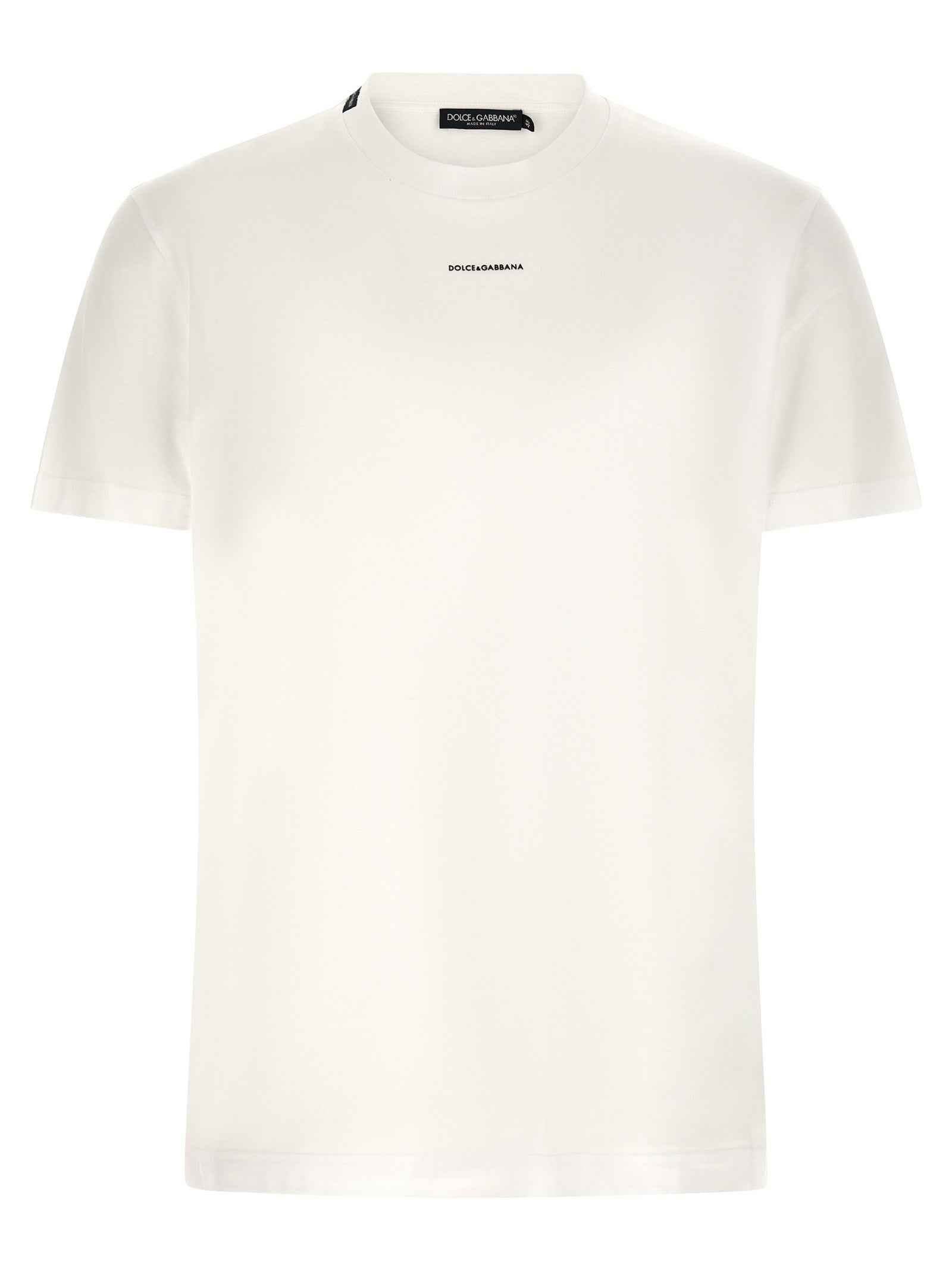 Dolce & Gabbana White Cotton T-Shirt