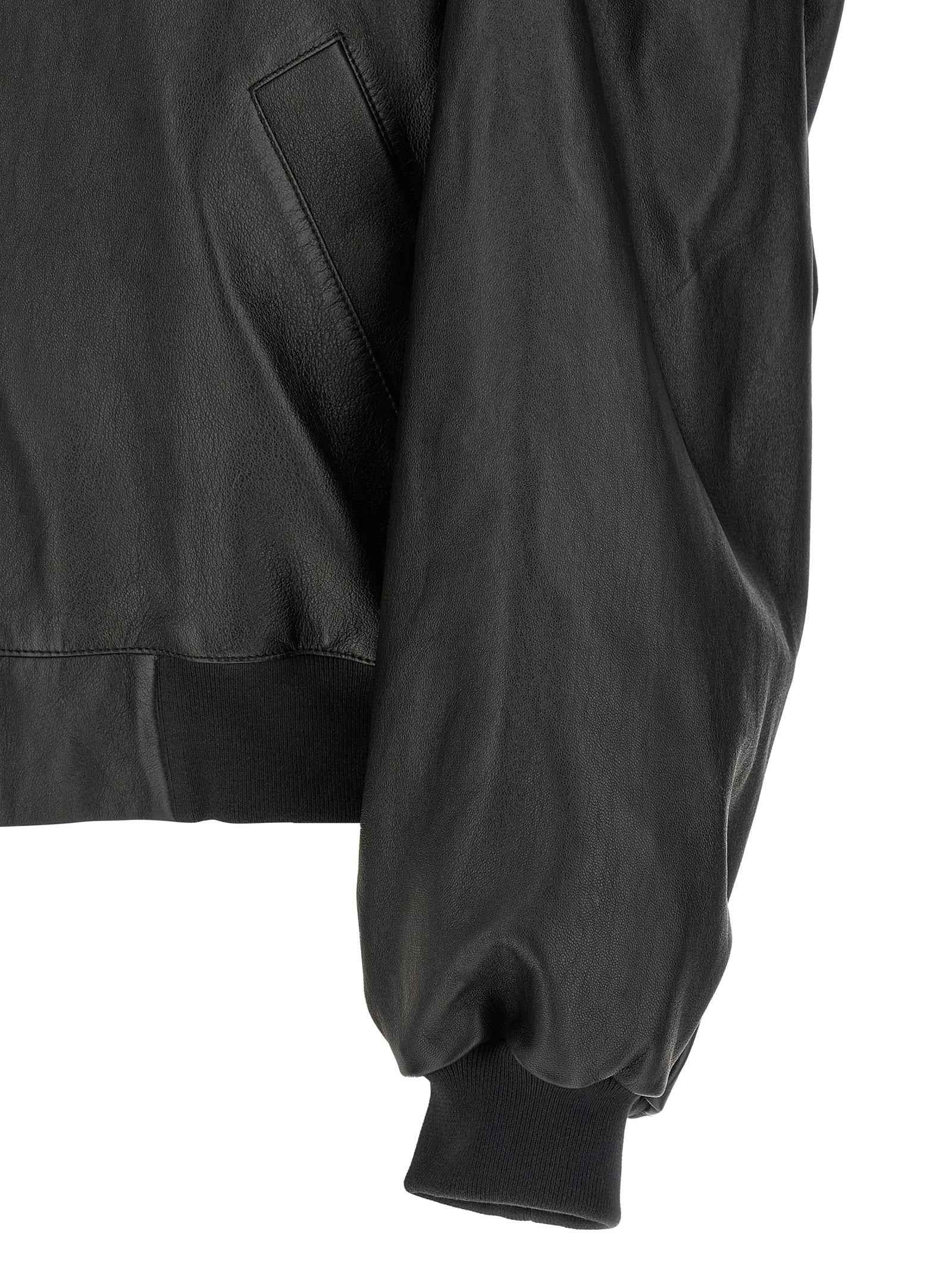 Balenciaga Black Lamb Leather Leather Jacket
