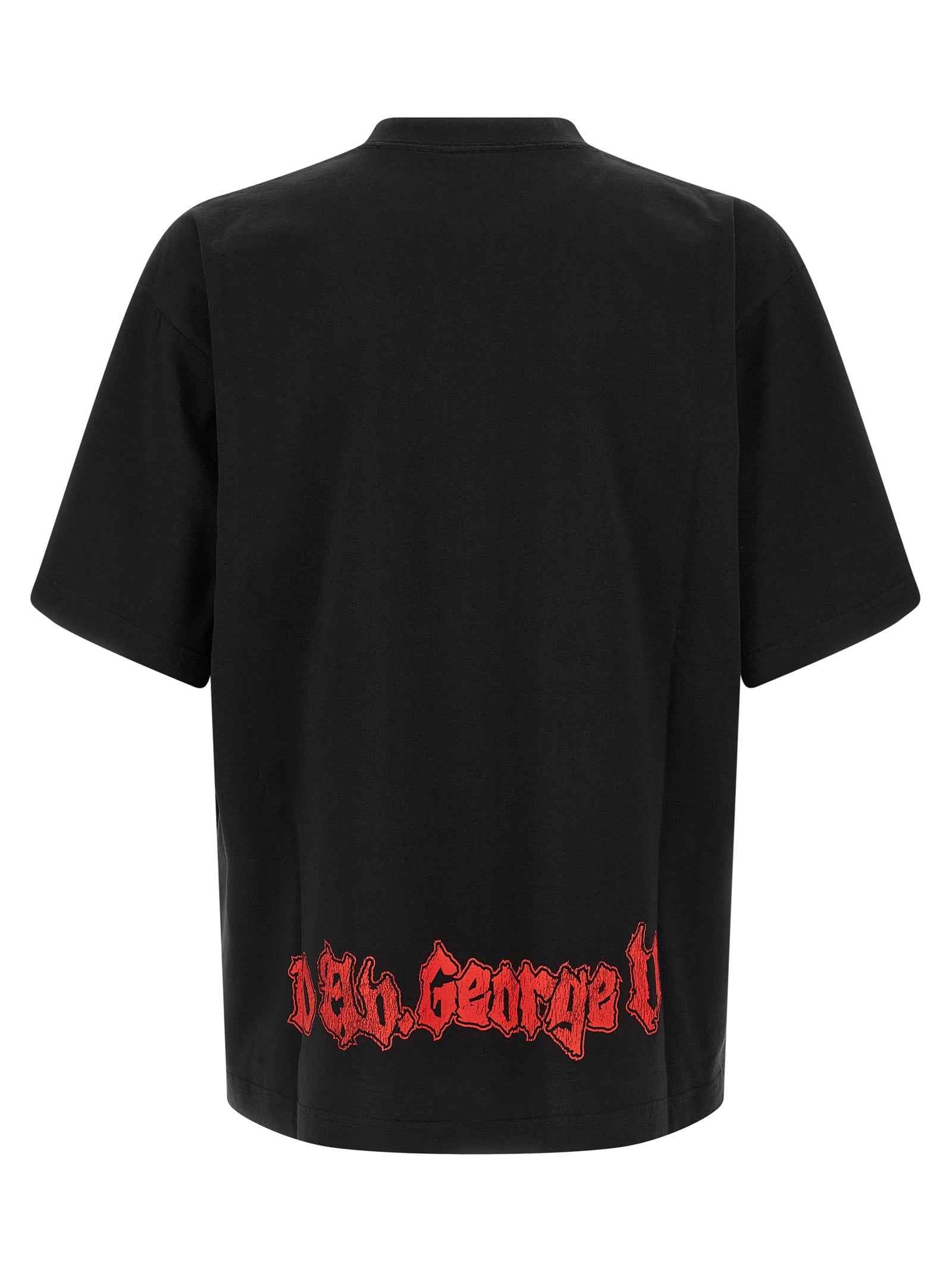 Balenciaga Black Cotton T-Shirt