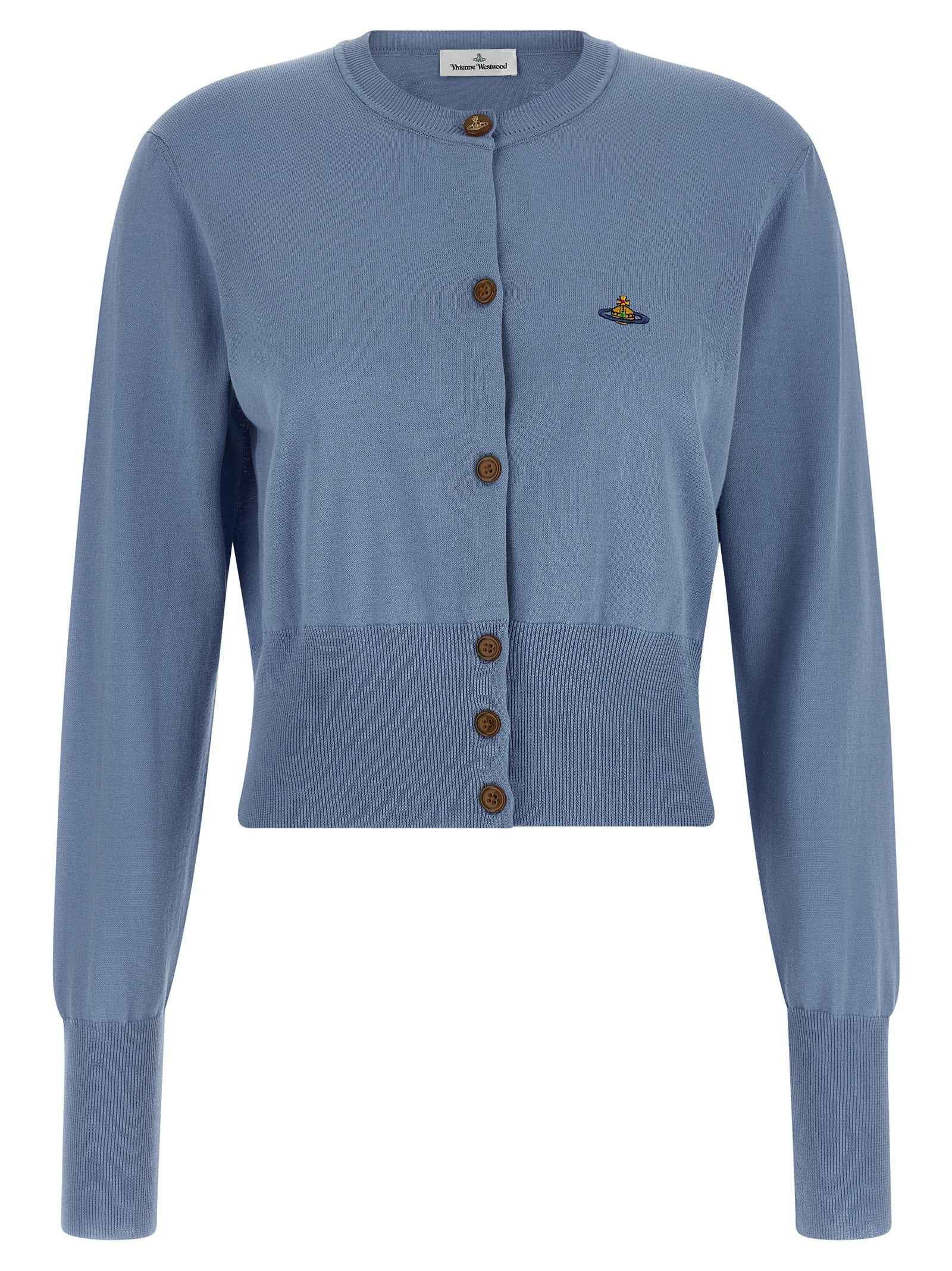 Vivienne Westwood Blue Cotton Cardigan