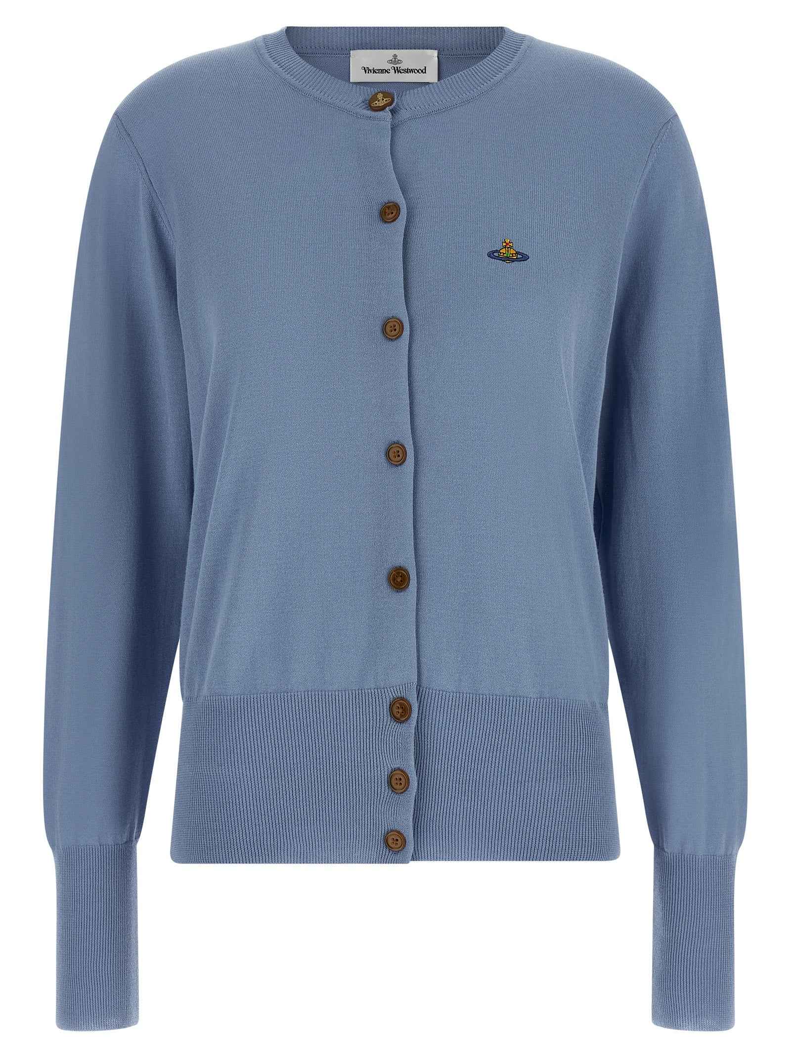 Vivienne Westwood Blue Cotton Cardigan