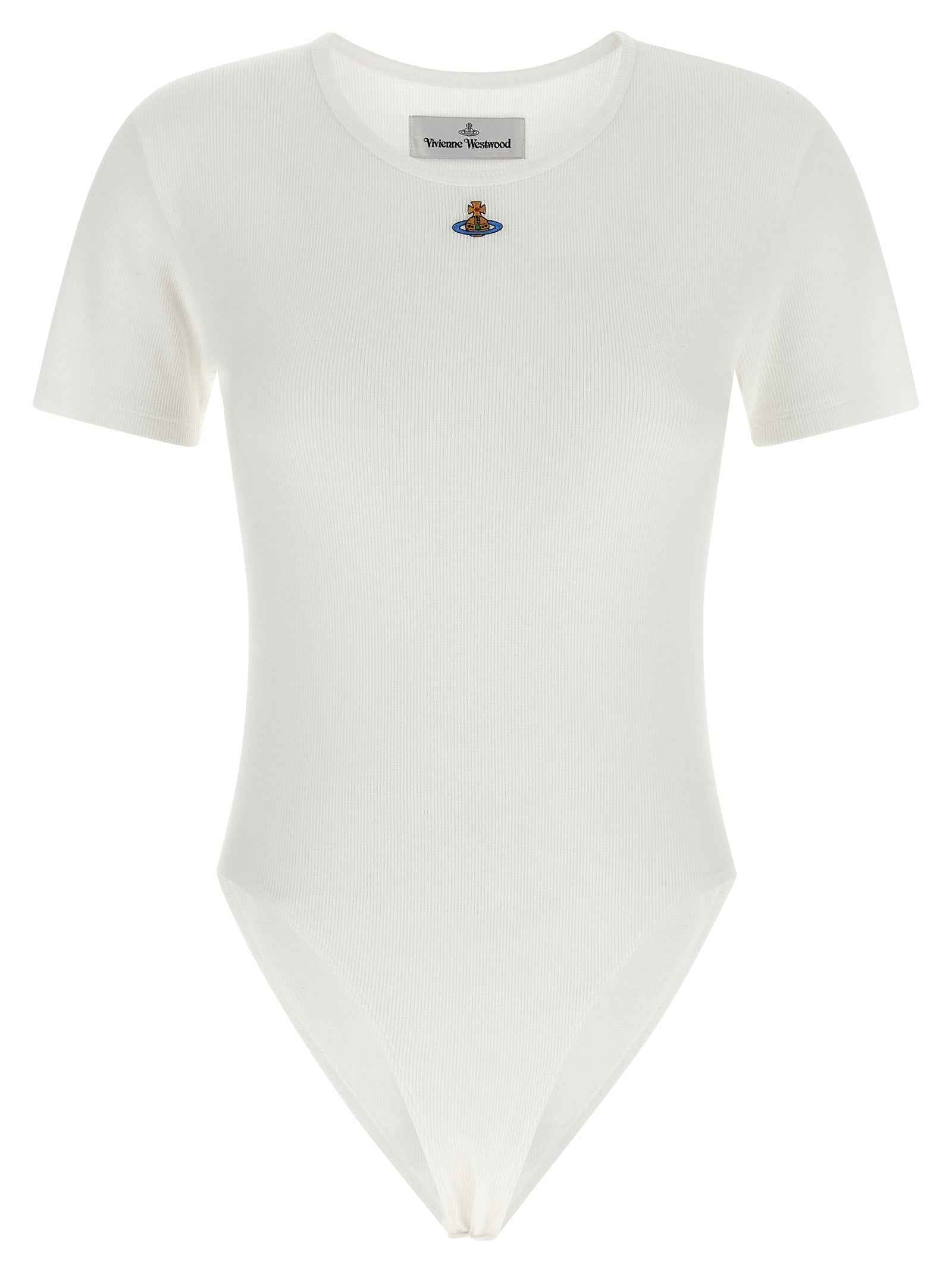 Vivienne Westwood White Cotton Bodysuit