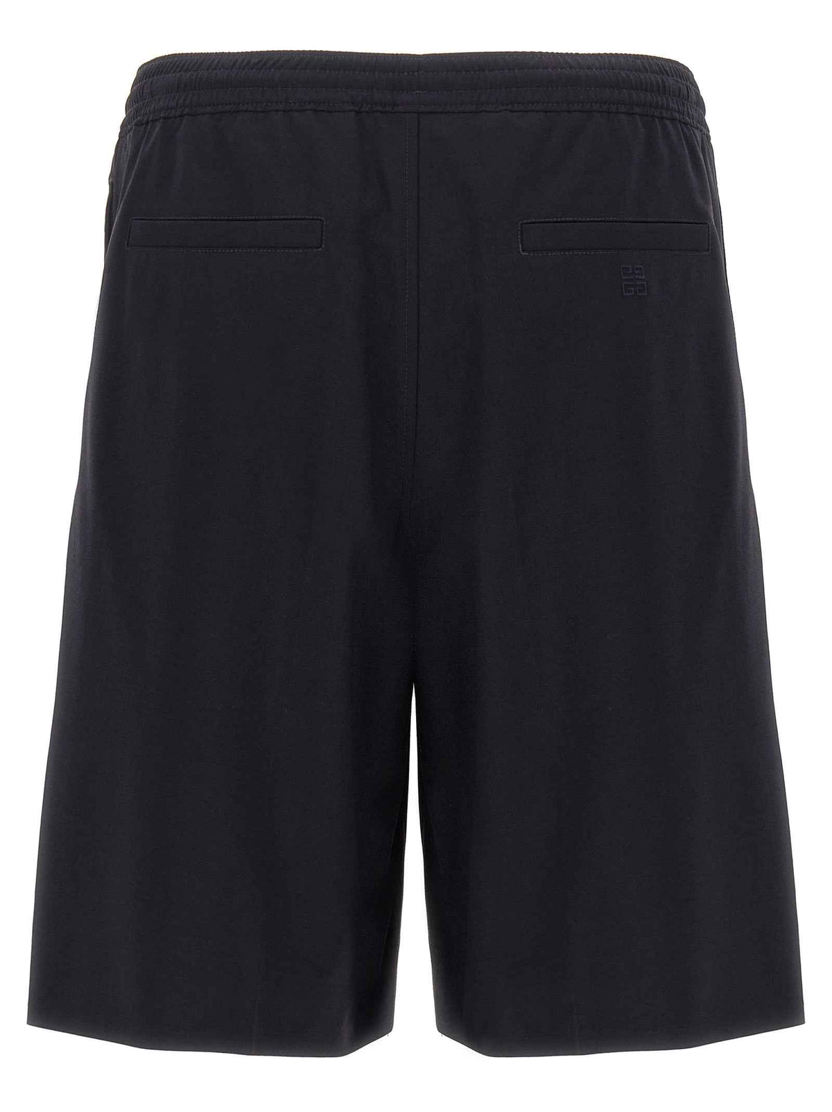 Givenchy Blue Elastane Bermuda Shorts