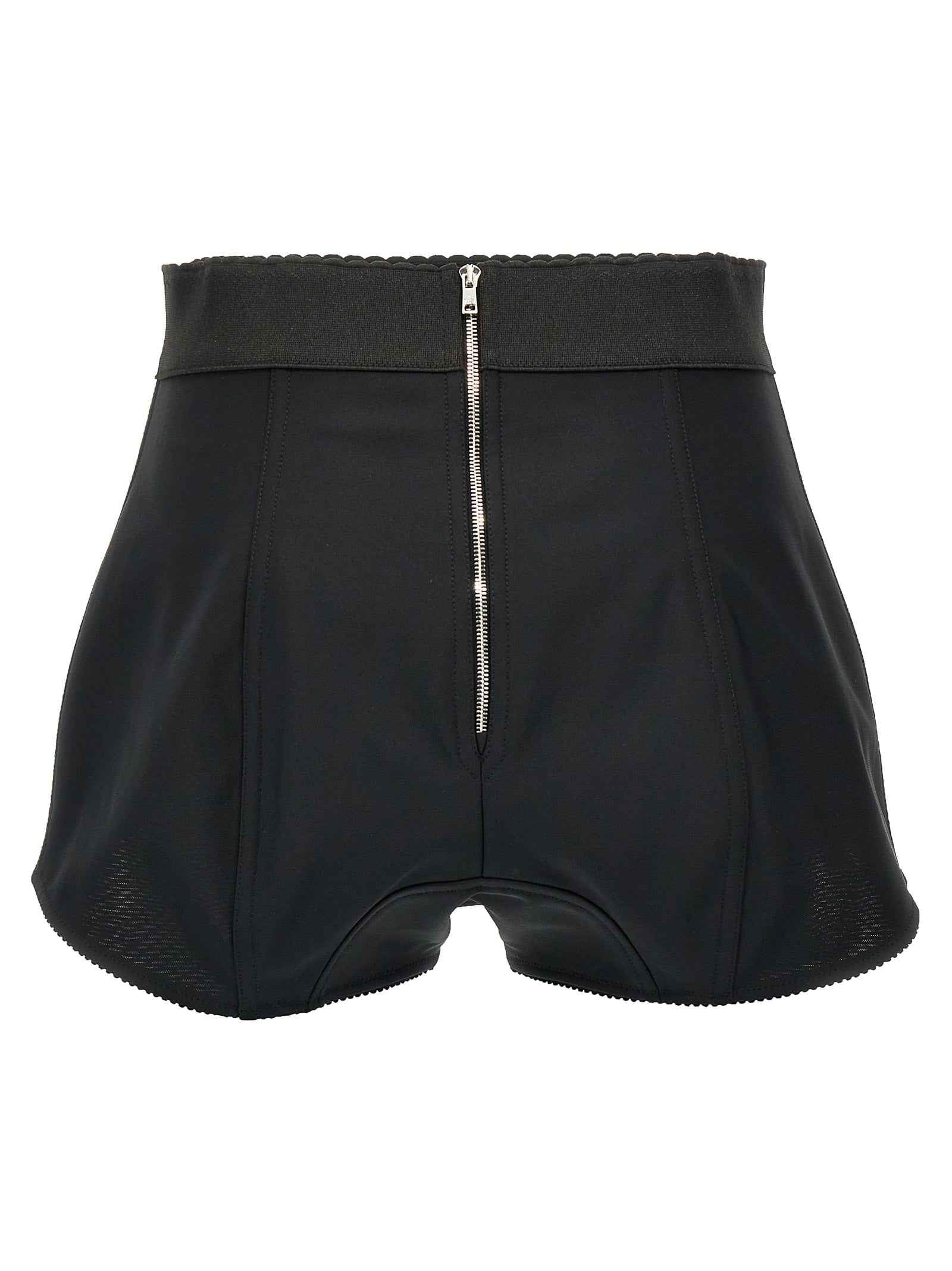 Dolce & Gabbana Black Polyamide Bermuda Shorts