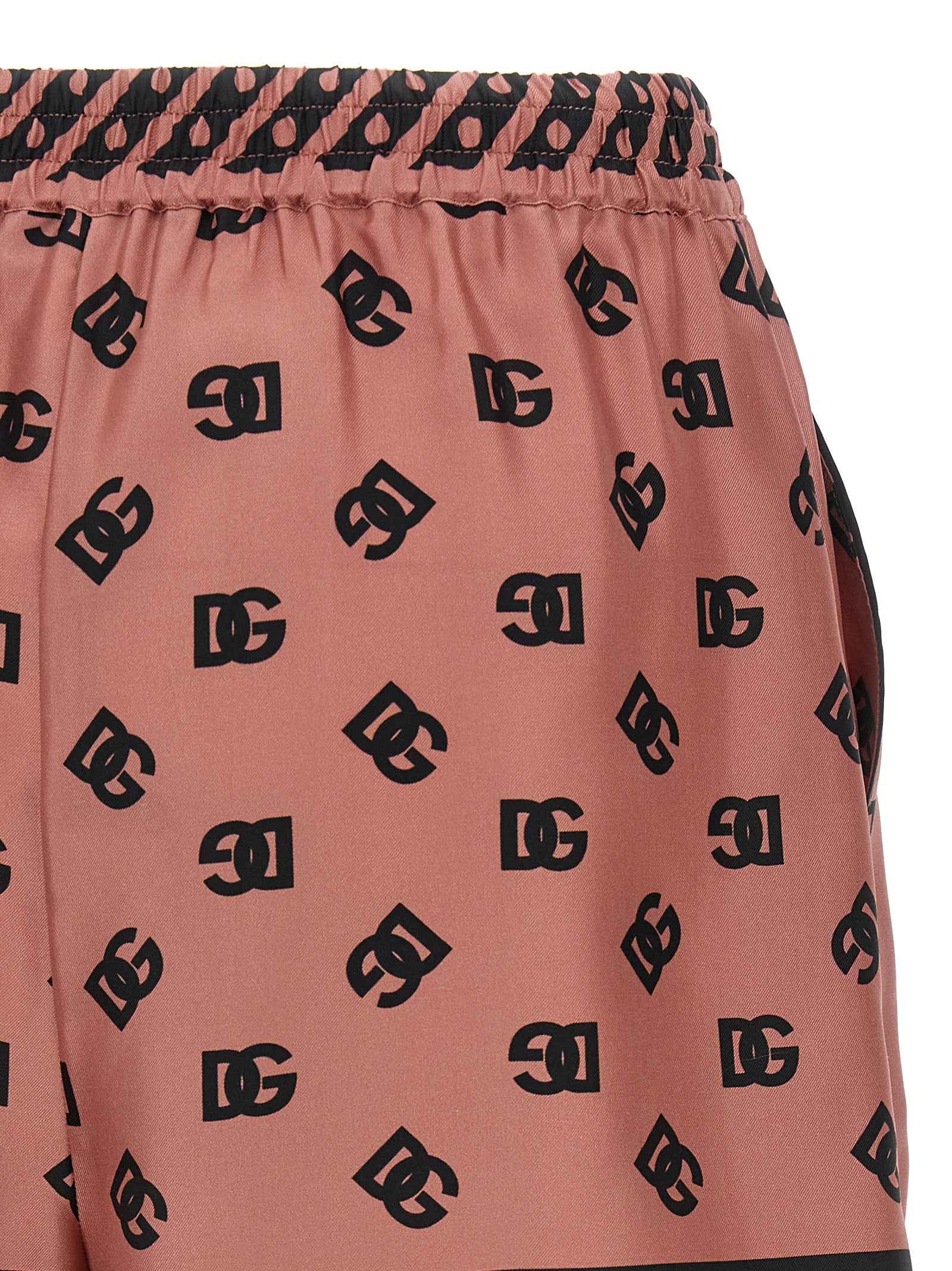 Dolce & Gabbana Multicolor Silk Bermuda Shorts