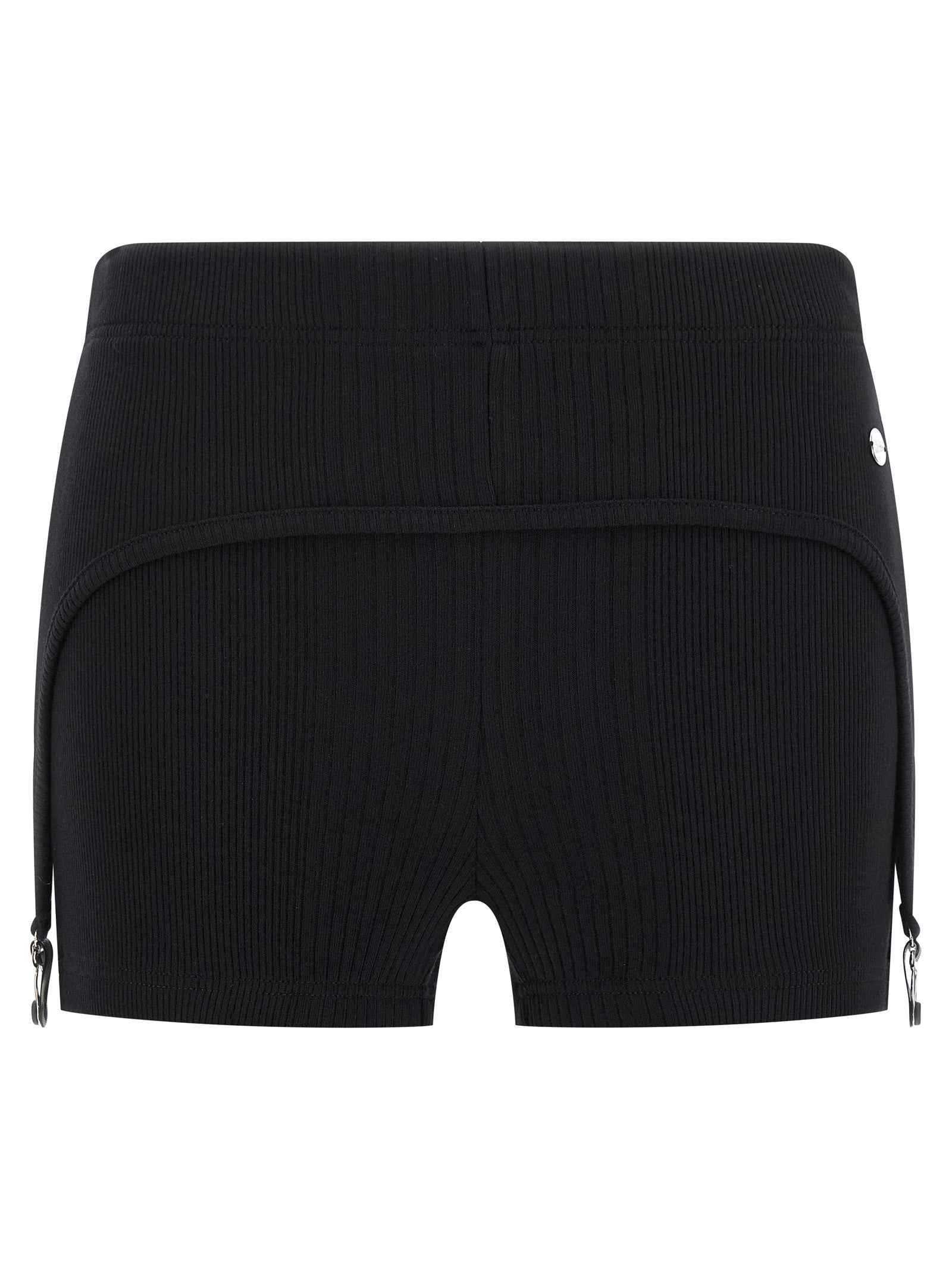 Jean Paul Gaultier Black Cotton Bermuda Shorts