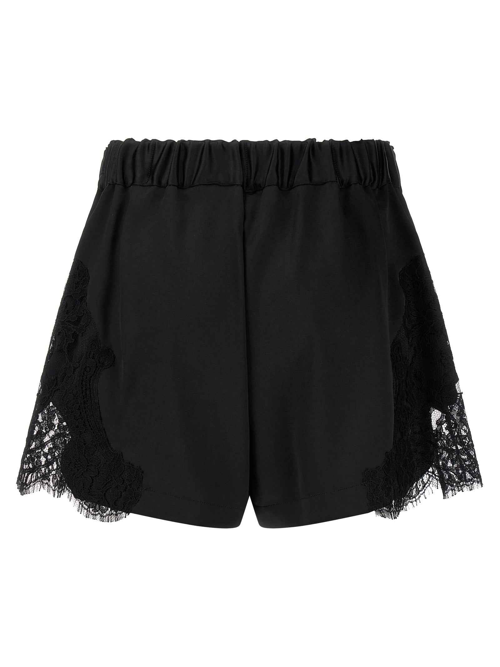 Versace Black Nylon Bermuda Shorts