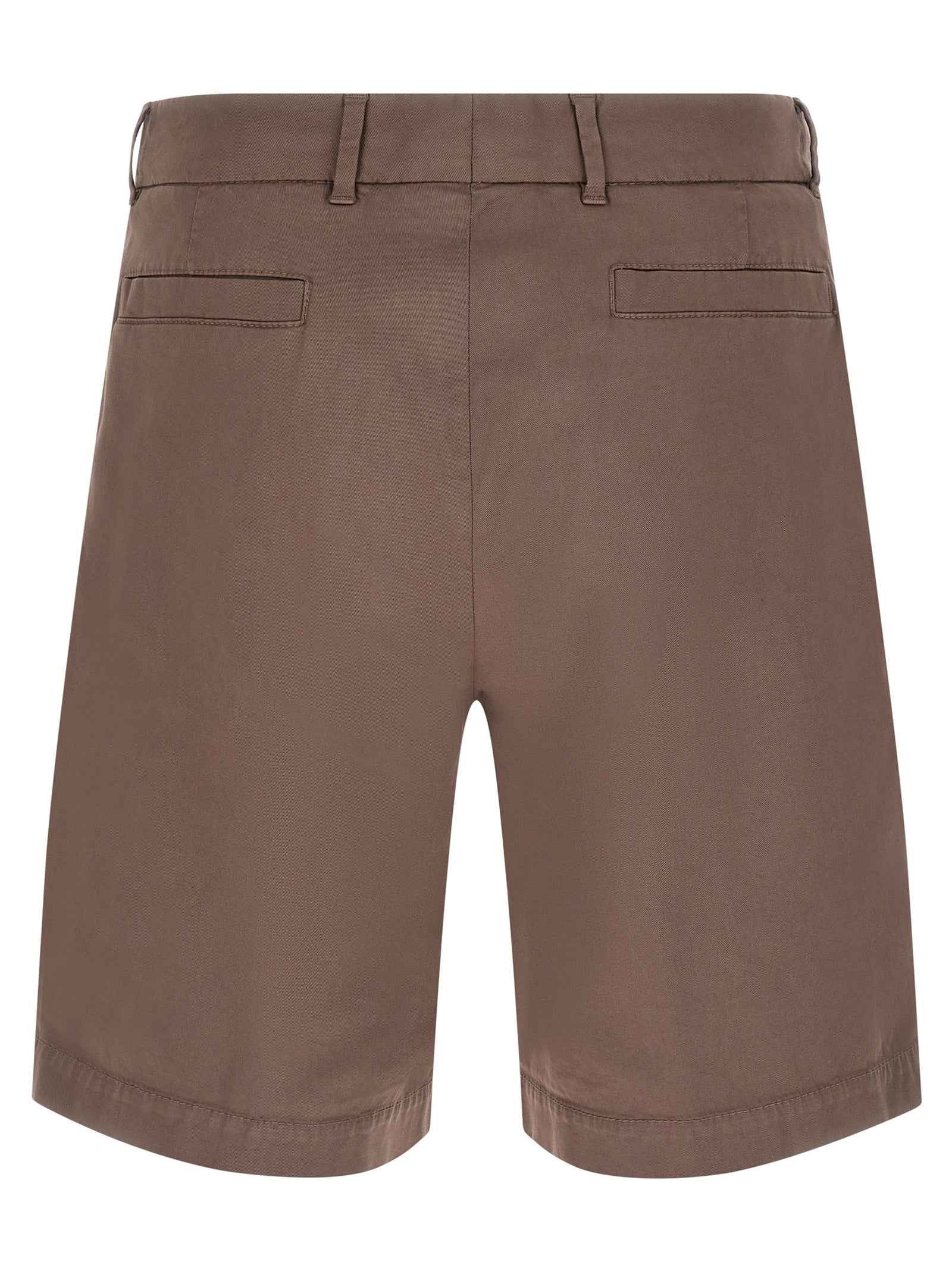 Brunello Cucinelli Brown Cotton Bermuda Shorts