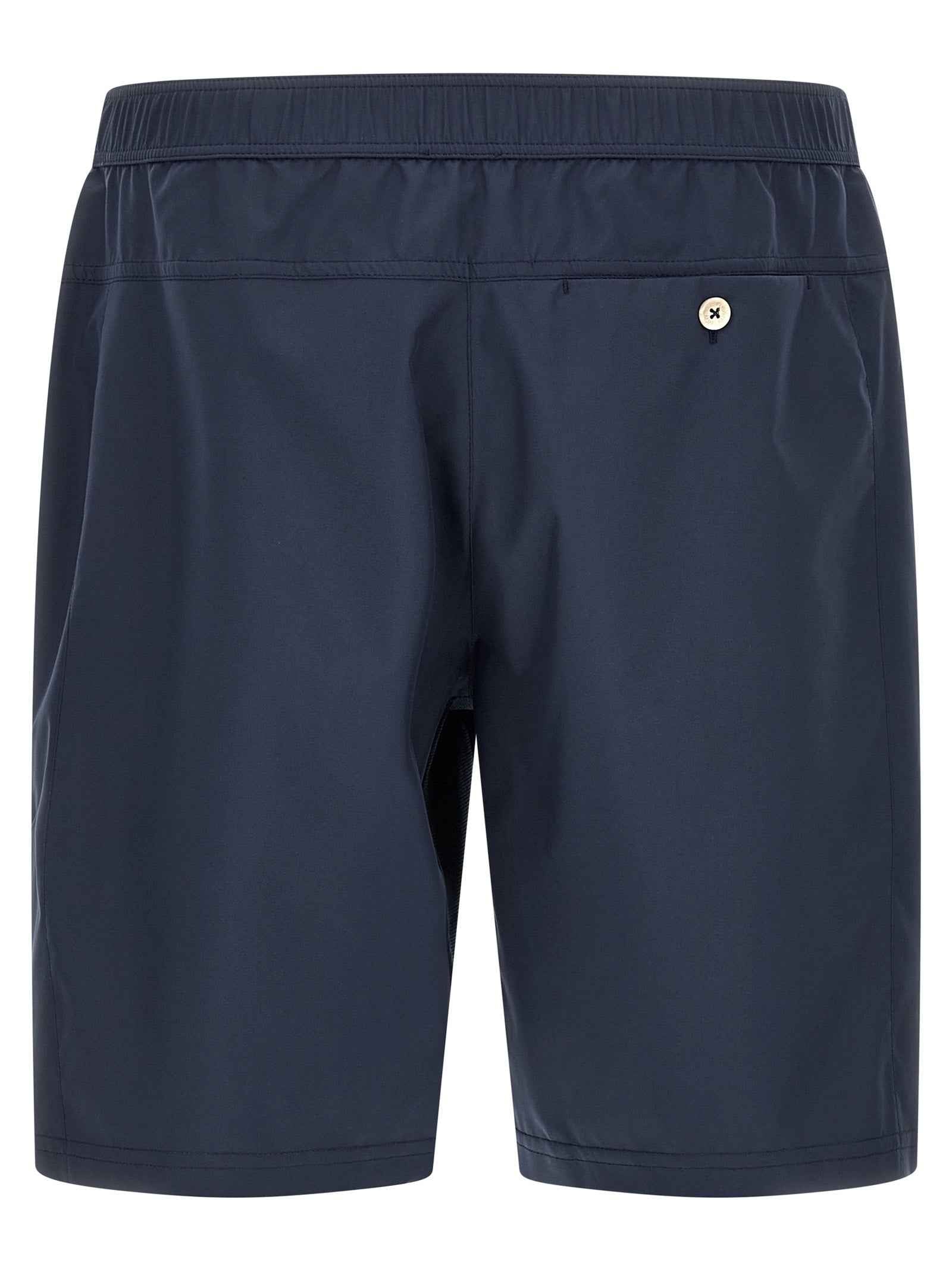 Brunello Cucinelli Blue Polyester Bermuda Shorts