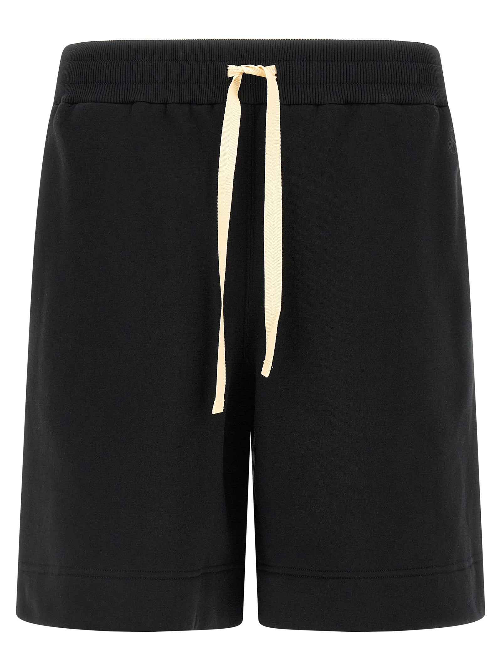 Jil Sander Black Cotton Bermuda Shorts
