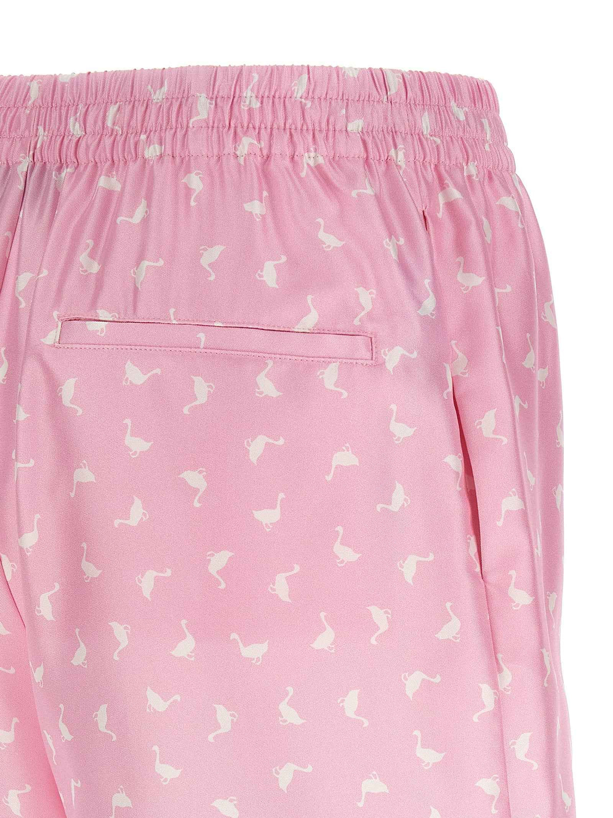 Moschino Multicolor Silk Bermuda Shorts