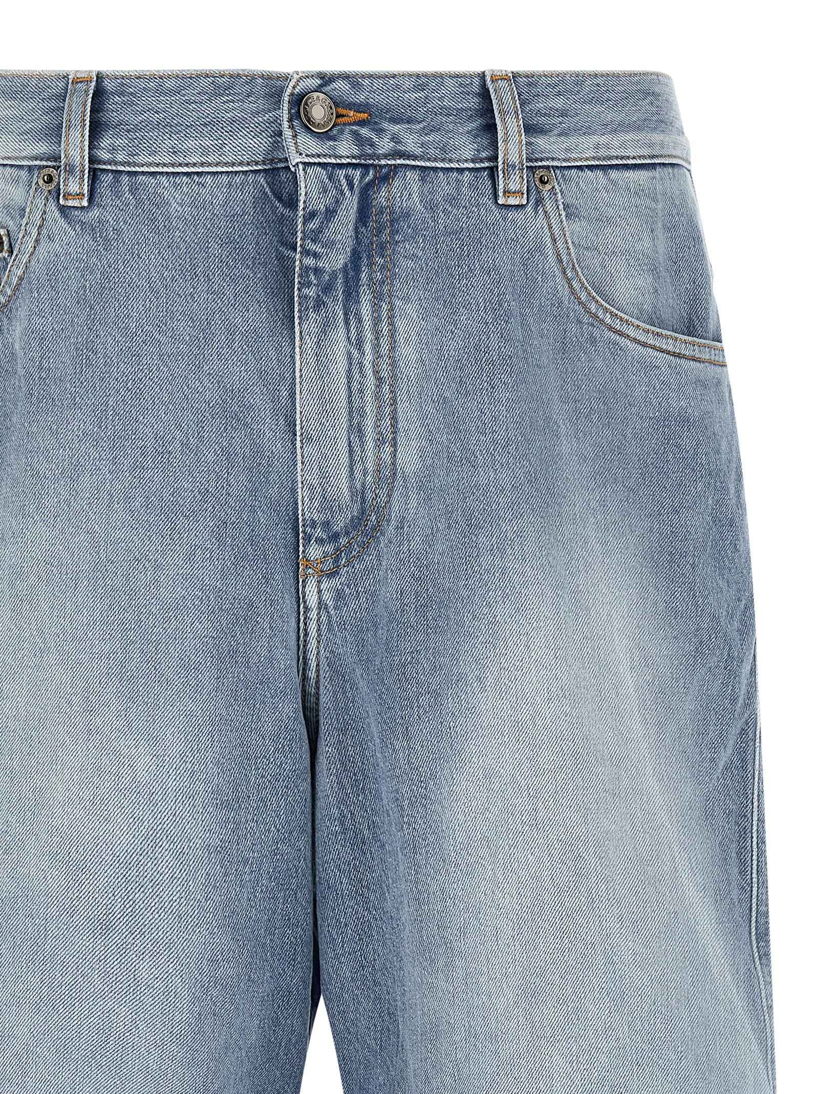 Dolce & Gabbana Blue Cotton Bermuda Shorts