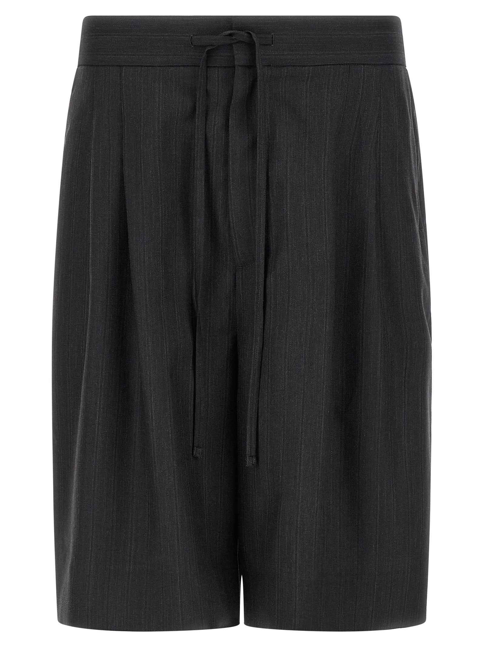 Fear Of God Black Virgin Wool Bermuda Shorts