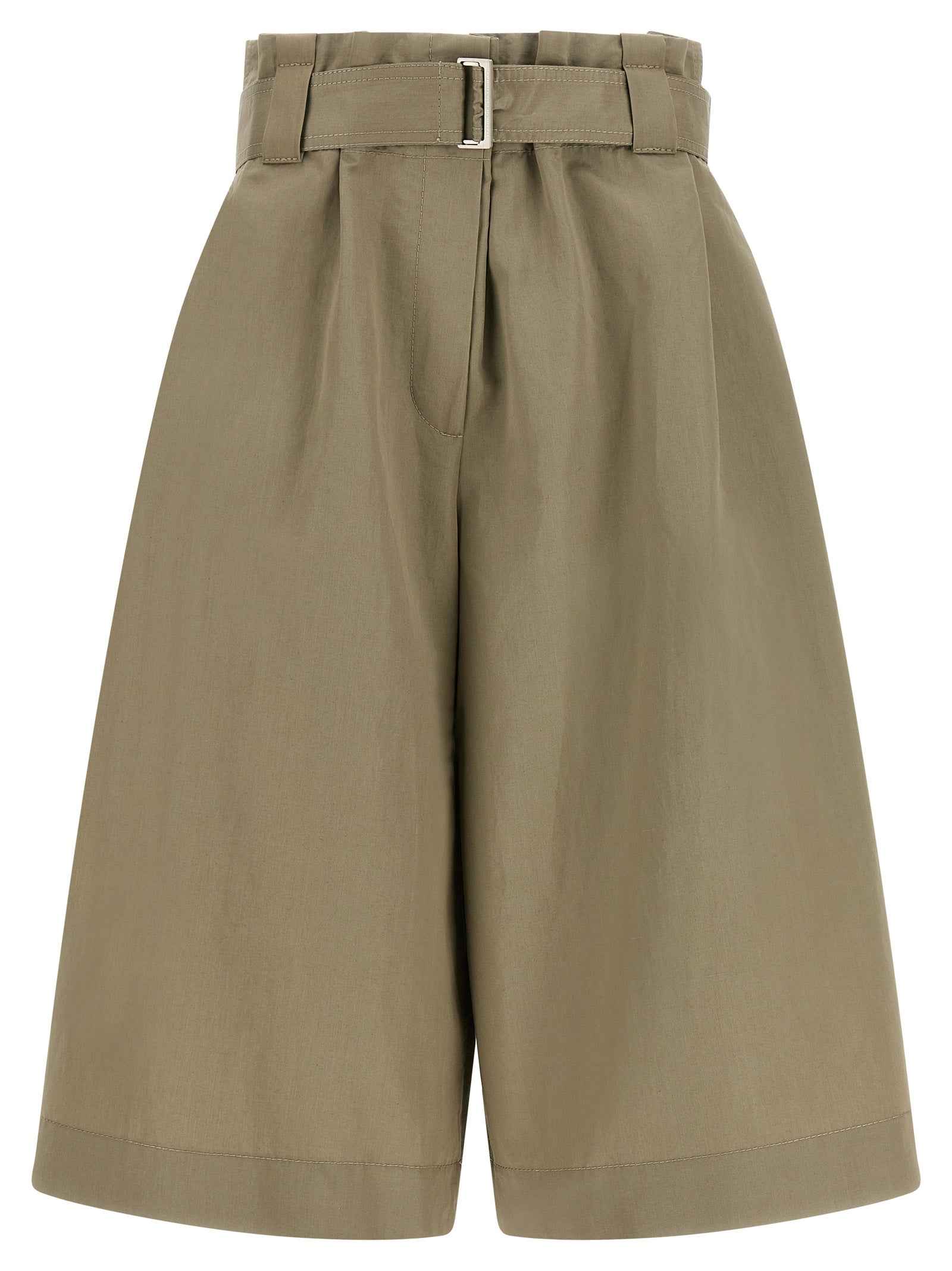Brunello Cucinelli Bicolor Cotton Bermuda Shorts