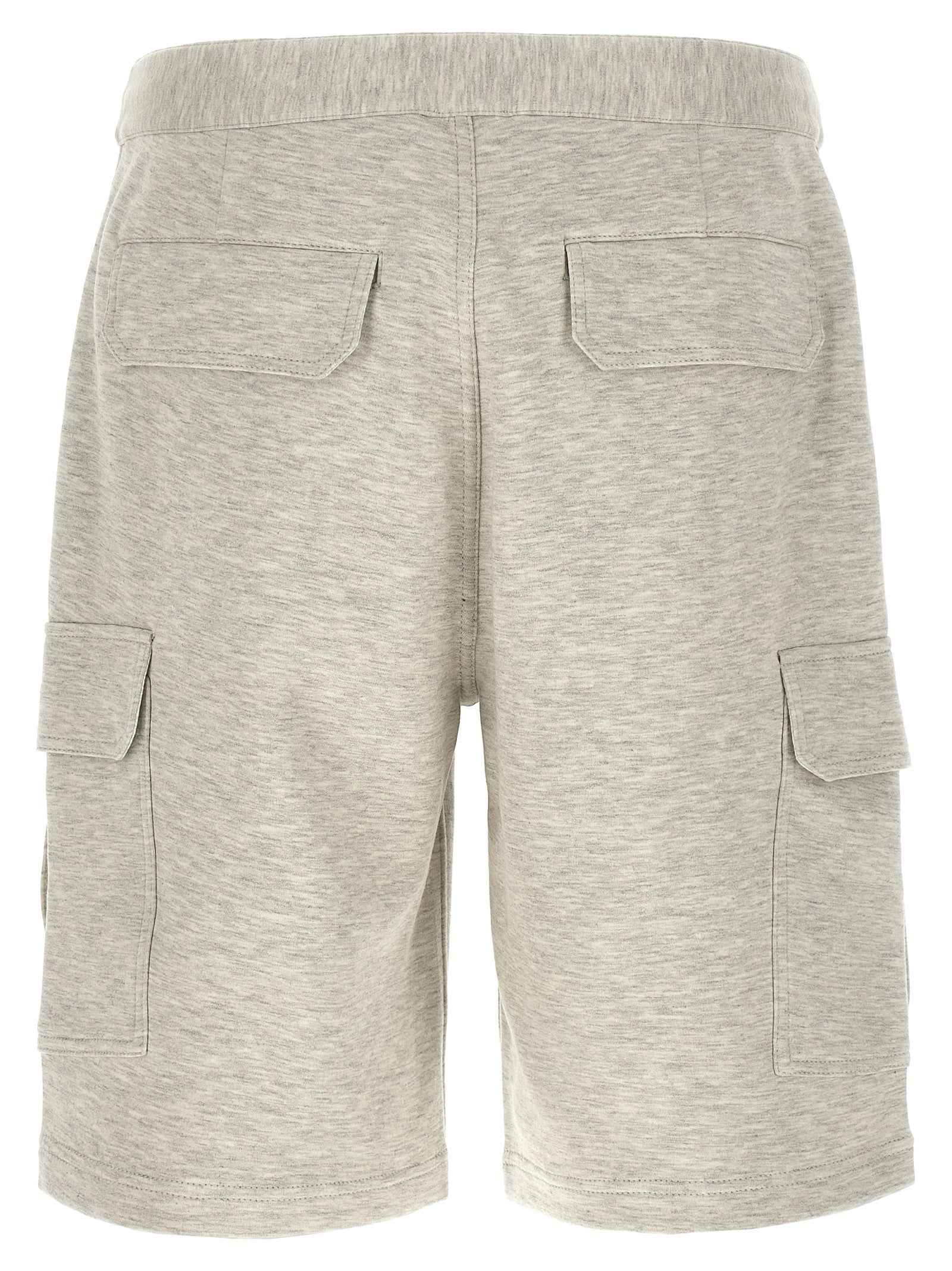 Brunello Cucinelli Gray Cotton Bermuda Shorts